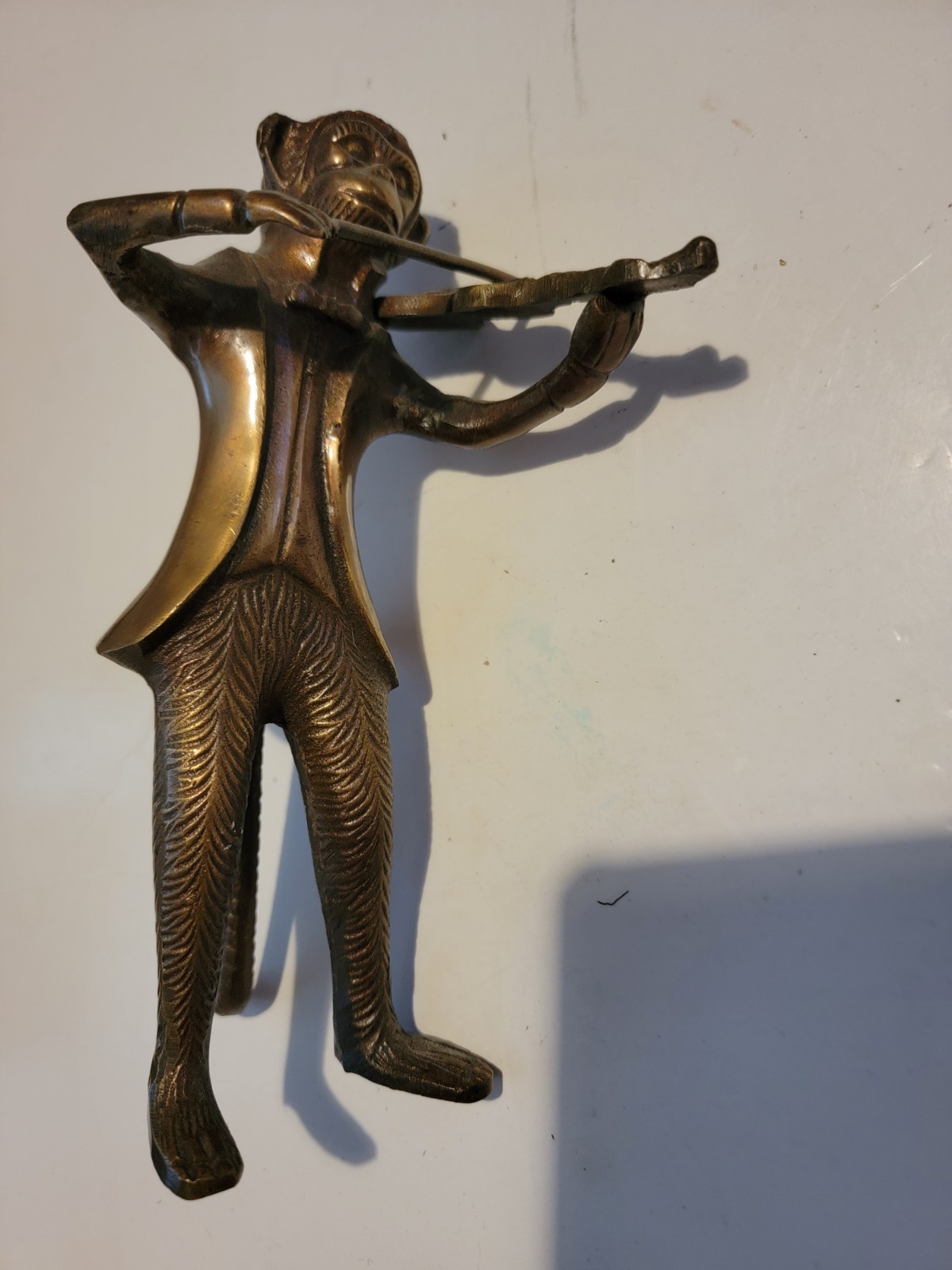 Monkey Playing Violin Fiddle Figurine 8\ Monkey Playing Violin Fiddle Figurine 8\