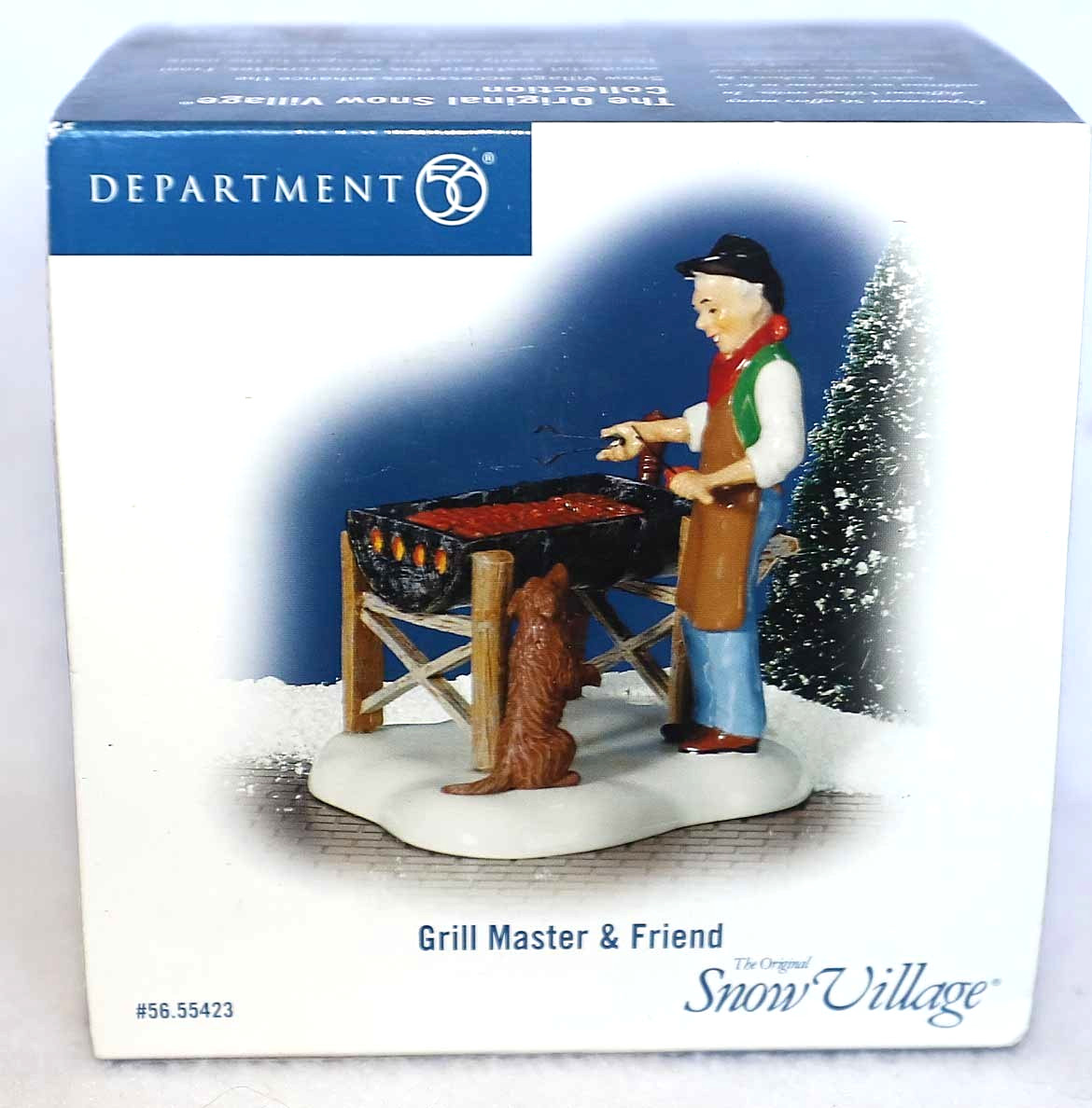 DEPT 56 GRILL MASTER & FRIEND 55423 SNOW VILLAGE CHRISTMAS DEPT 56 GRILL MASTER & FRIEND 55423 SNOW VILLAGE CHRISTMAS