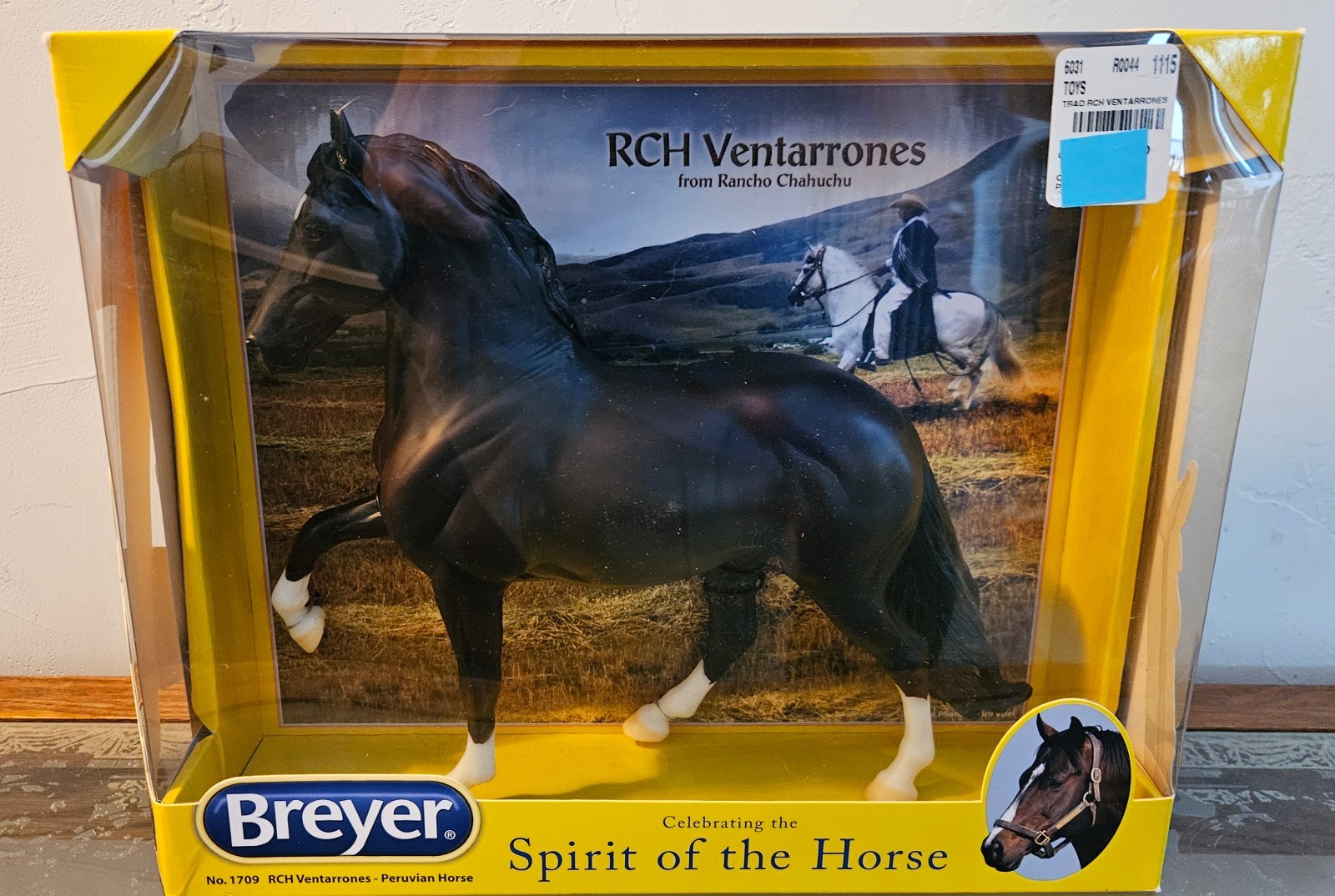 BREYER HORSE RCH VENTARRONES PERUVIAN PASO MODEL #1709 OPENED BOX BREYER HORSE RCH VENTARRONES PERUVIAN PASO MODEL #1709 OPENED BOX