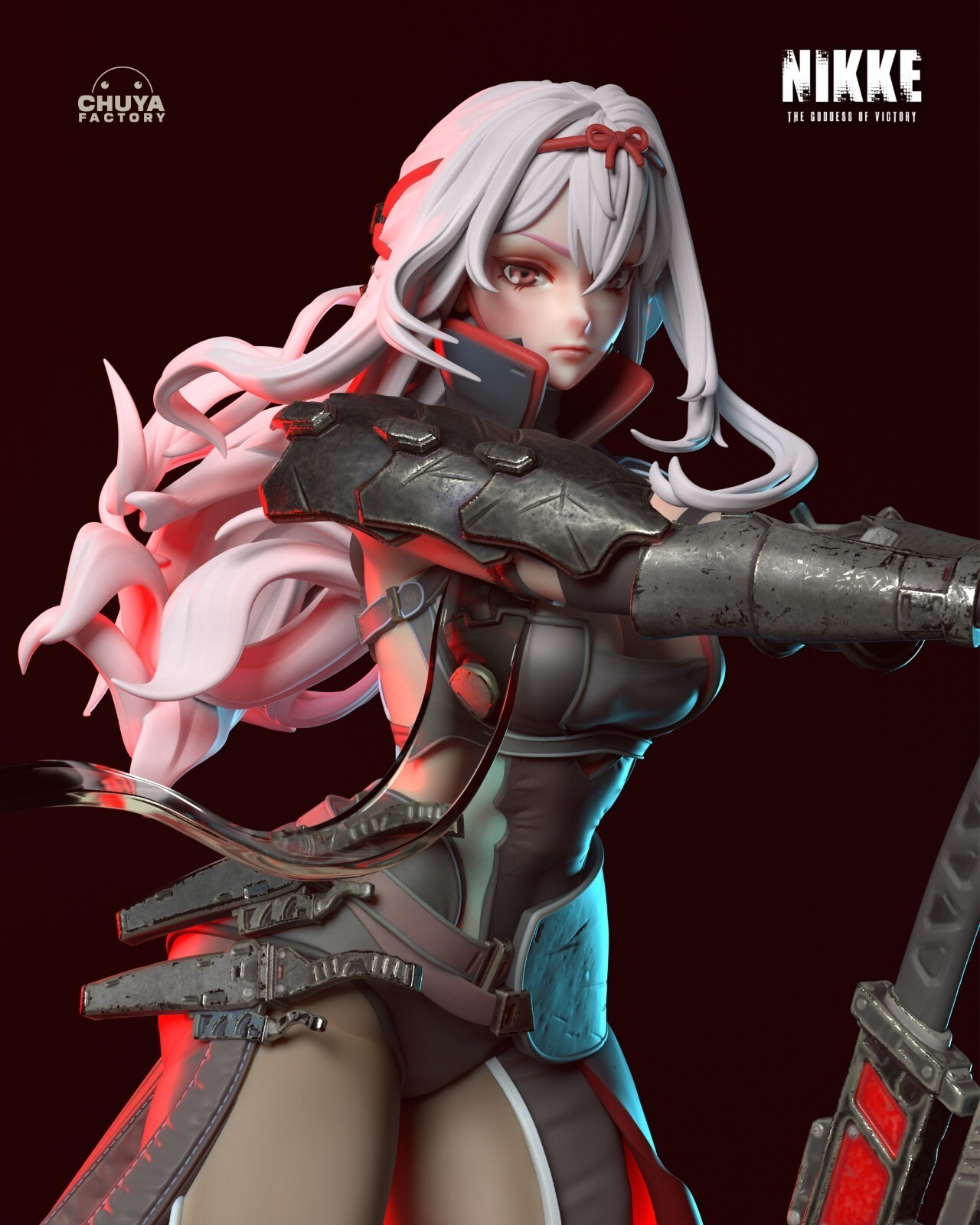 1:8 Scarlet NIKKE Goddess of Victory Fan Art UNPAINTED High Quality Garage Kit
