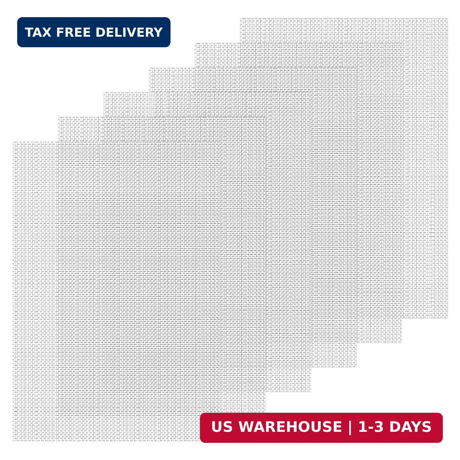 6 Pack Stainless Steel Wire Mesh Screen 11.8 x 8.2 inch Metal Mesh Screen 6 Pack Stainless Steel Wire Mesh Screen 11.8 x 8.2 inch Metal Mesh Screen