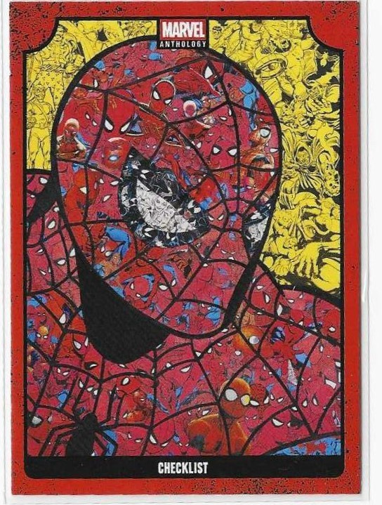 2025 Panini Marvel Anthology Checklist Spider-Man