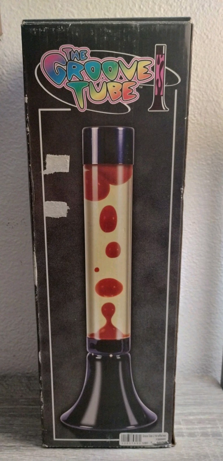 Vintage Spencer's The Groove Tube/ Oozy Glo Lava Lamp Red & Yellow EH-968 w/Box