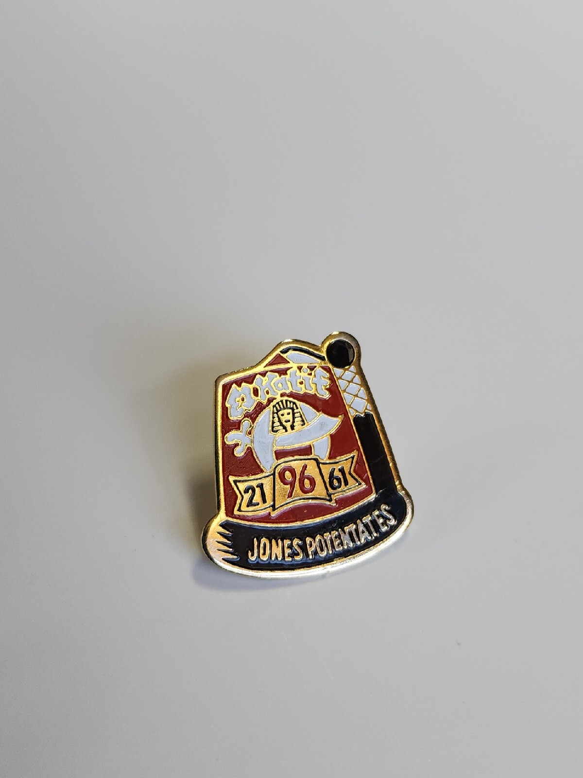 El Katif Jones Potentates 21 96 61 Lapel Pin Shriners