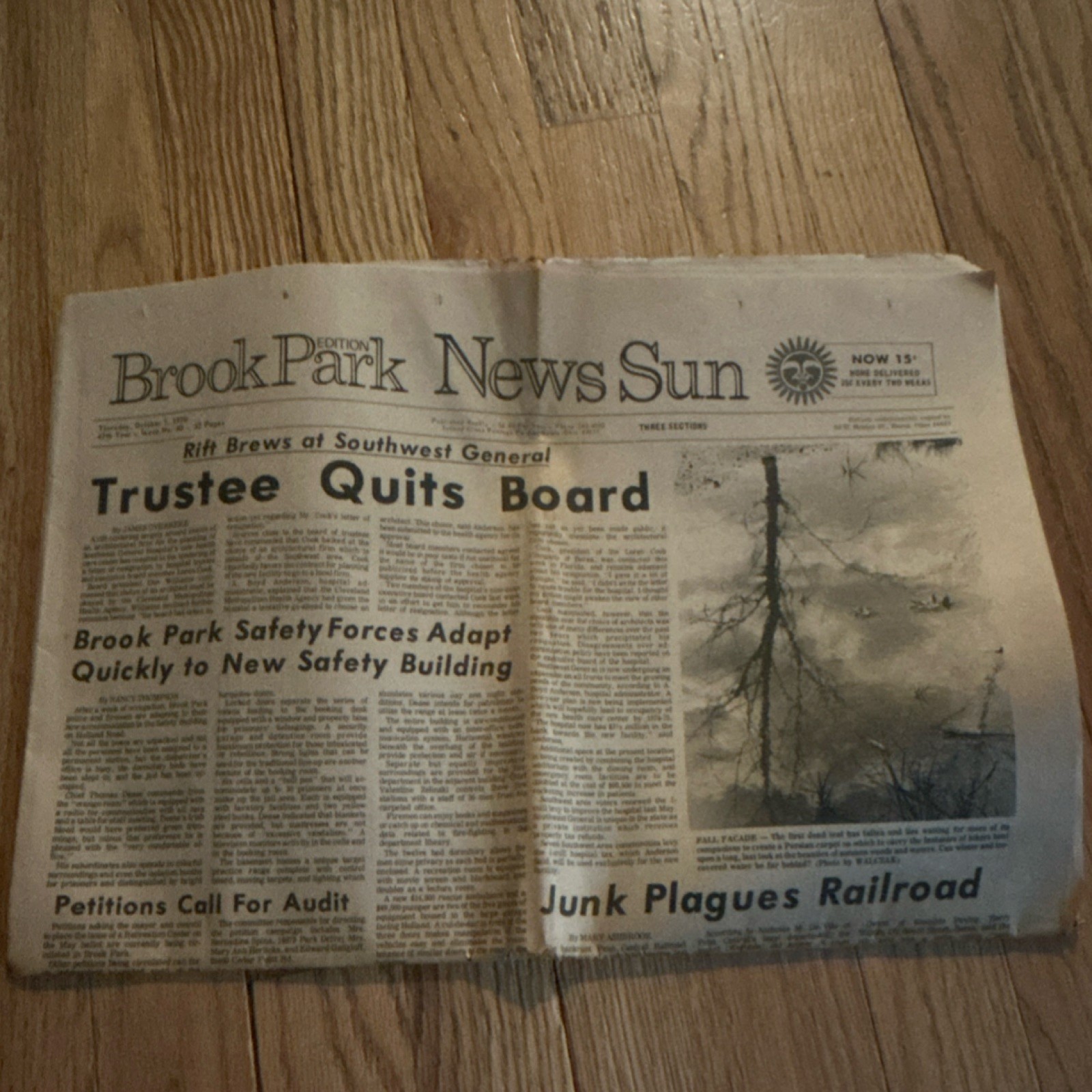 Brook Park News Sun October 1, 1970 Issue No. 40 32 Pages Newspaper