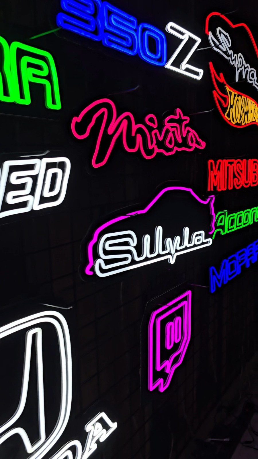JDM Custom led neon Sign JAPANESE CAR
