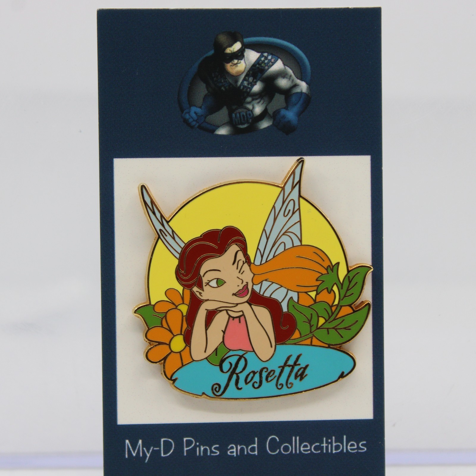 B5 Disney Parks LE Pin Fairies Gold Card Pixie Hollow Rosetta