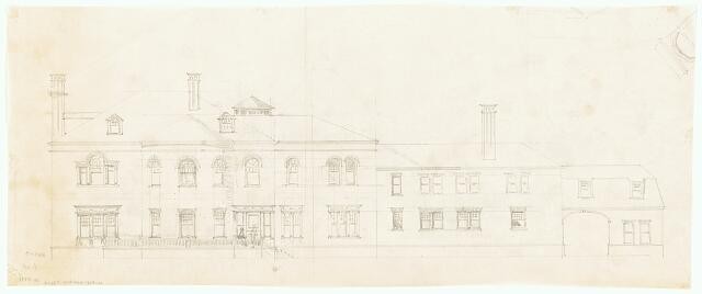 Photo:Asheville North Carolina Biltmore Estate Vanderbilt Elevation 1890s