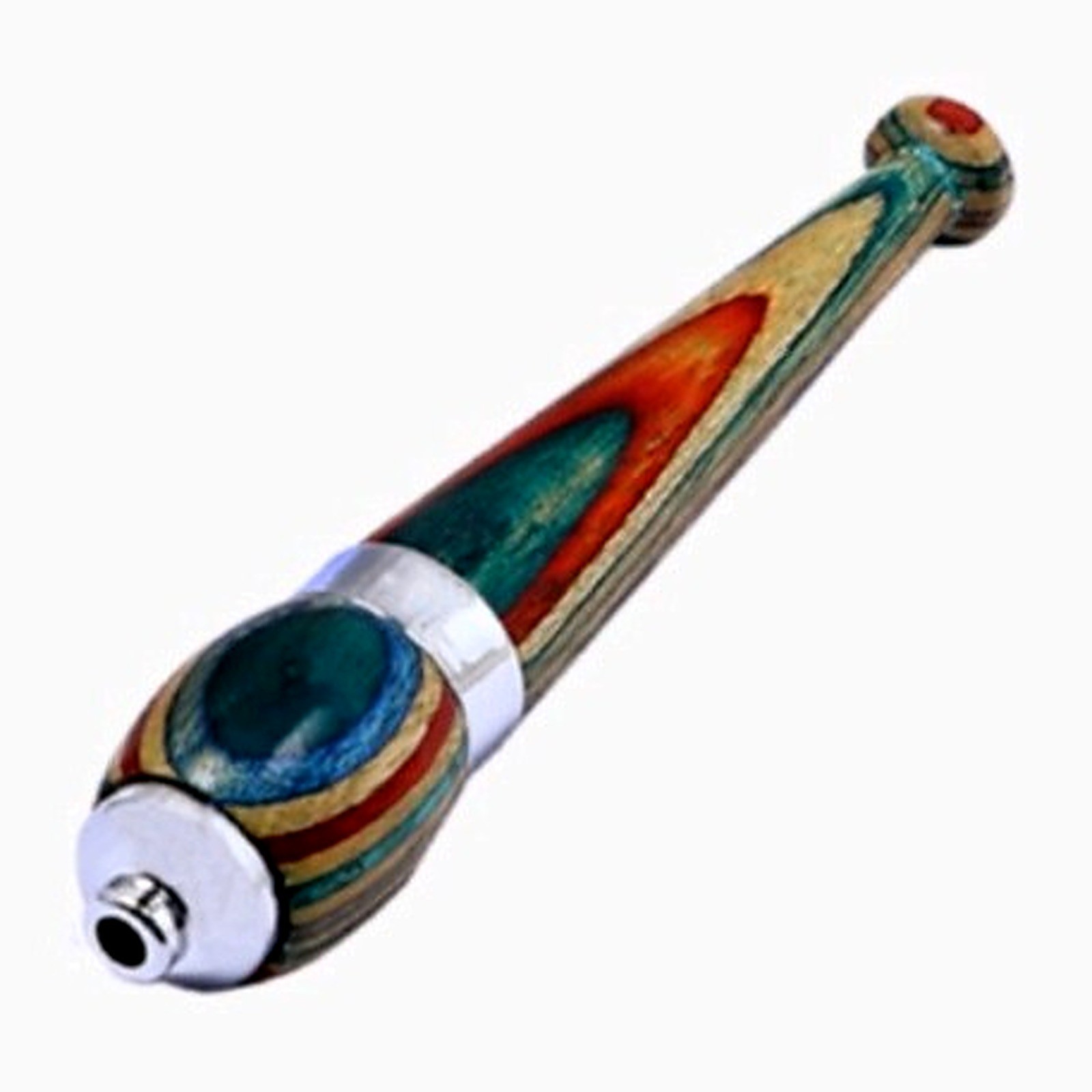 Original Wooden Rainbow Zeppelin Smokeless Tobacco Pipe 4 Inch Screen Included Original Wooden Rainbow Zeppelin Smokeless Tobacco Pipe 4 Inch Screen Included