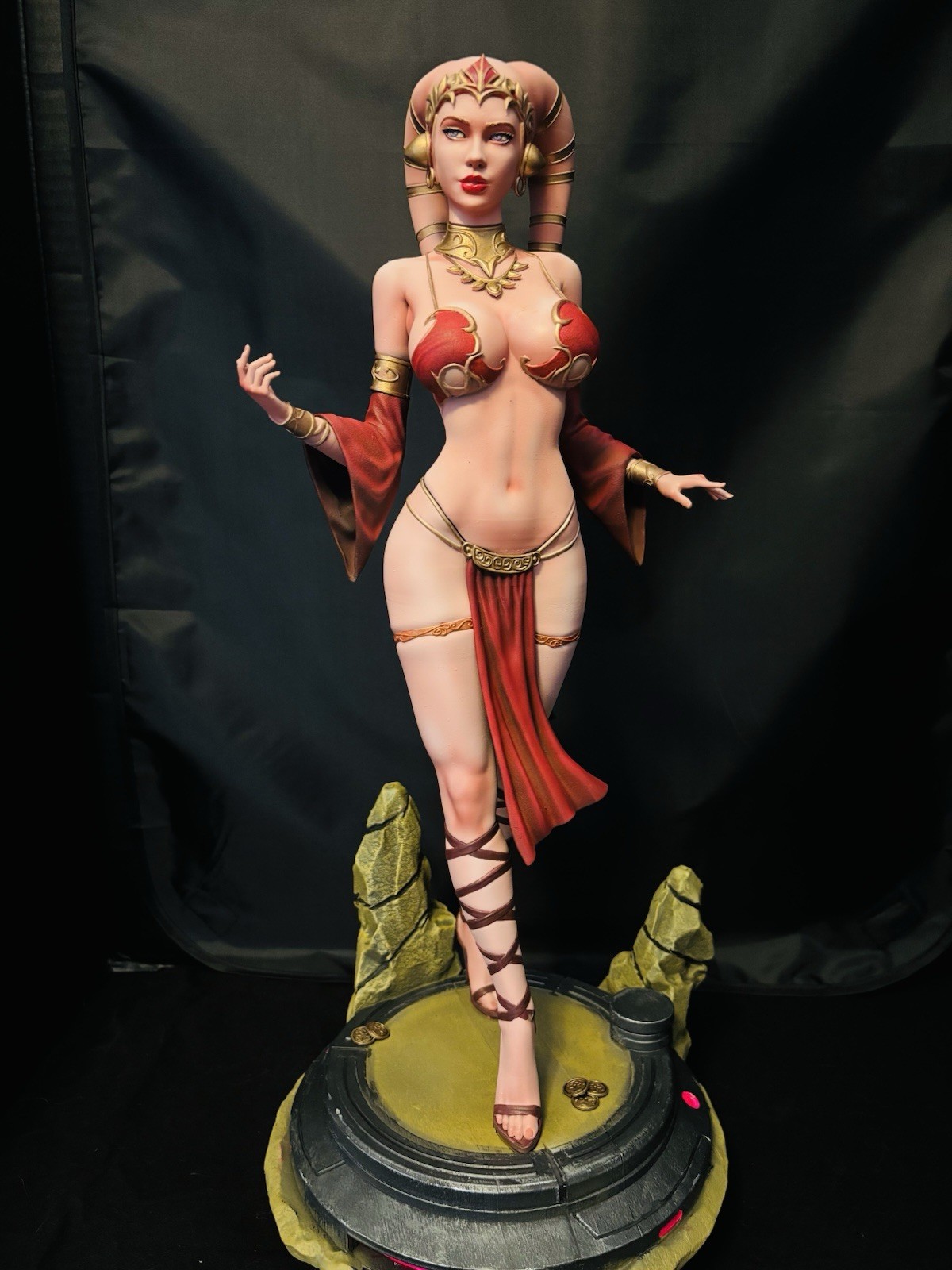 Twi’lek Hostess Custom Hand Painted Resin Statue 1:4 Scale Magnetized SFW NSFW Twi’lek Hostess Custom Hand Painted Resin Statue 1:4 Scale Magnetized SFW NSFW