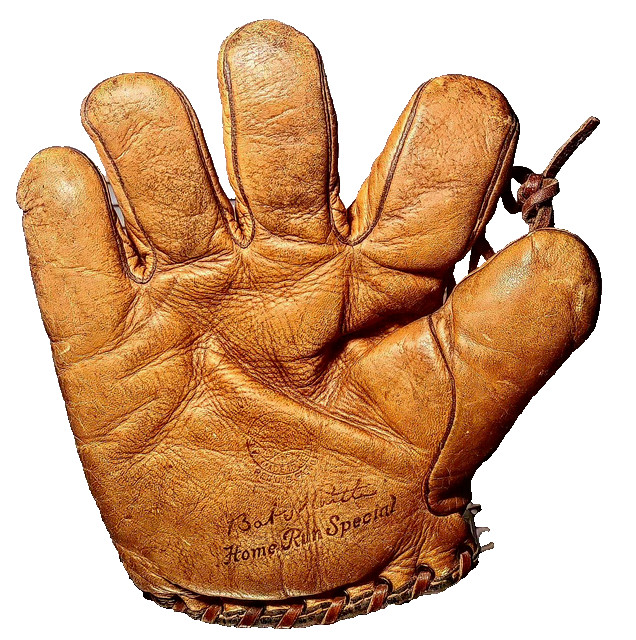 Babe Ruth Home-Run-Special Spalding Baseball Glove 1927 Iconic Supreme Condition Babe Ruth Home-Run-Special Spalding Baseball Glove 1927 Iconic Supreme Condition