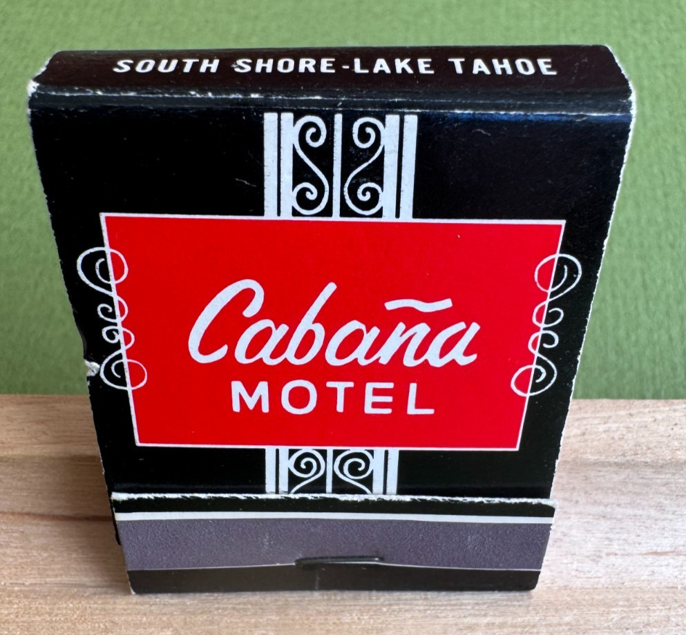Vintage, Full Circa 1970's Cabana Motel, South Shore Lake Tahoe, CA ~ Very Nice Vintage, Full Circa 1970's Cabana Motel, South Shore Lake Tahoe, CA ~ Very Nice