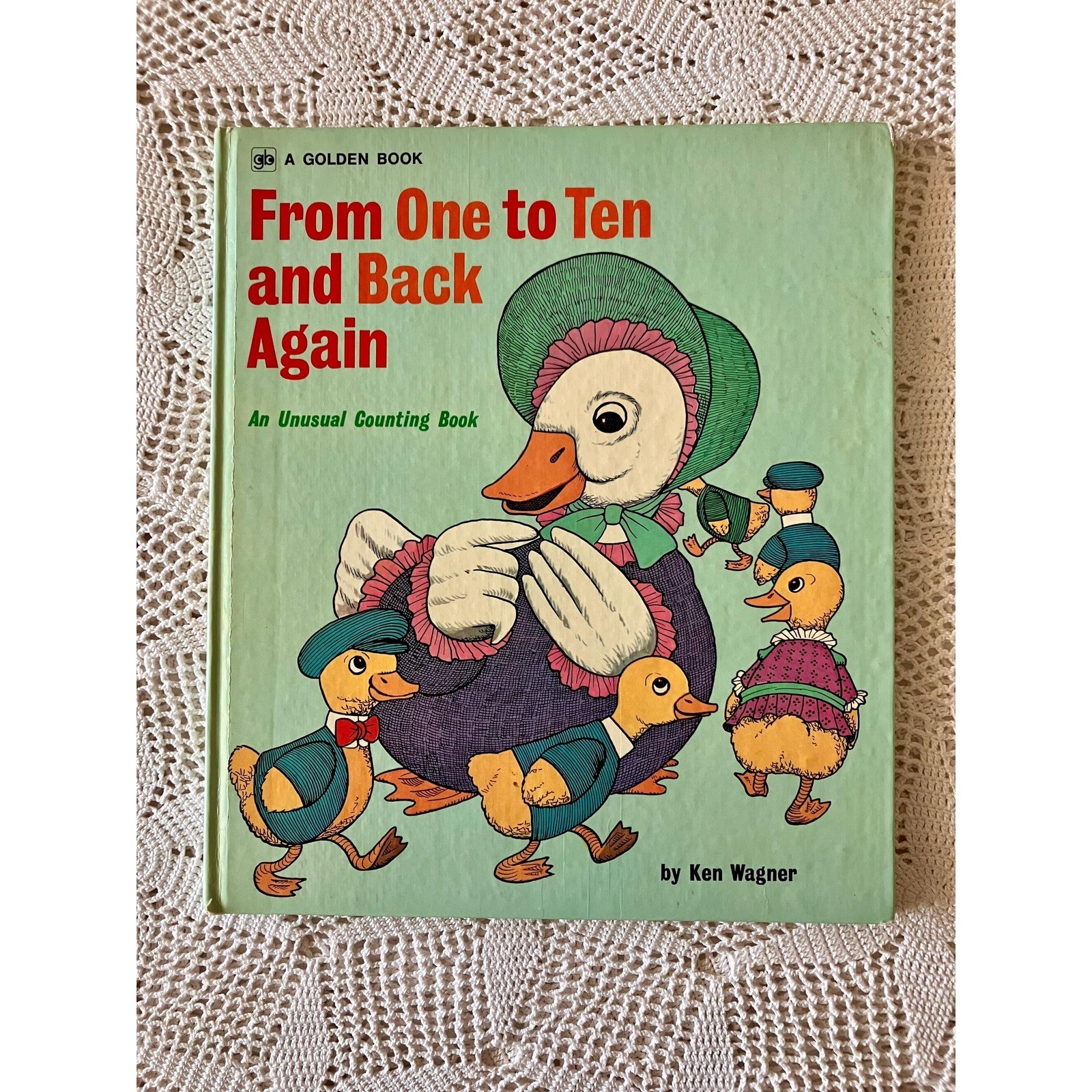 1972 A Golden Book: From One to Ten and Back Again by Ken Wagner