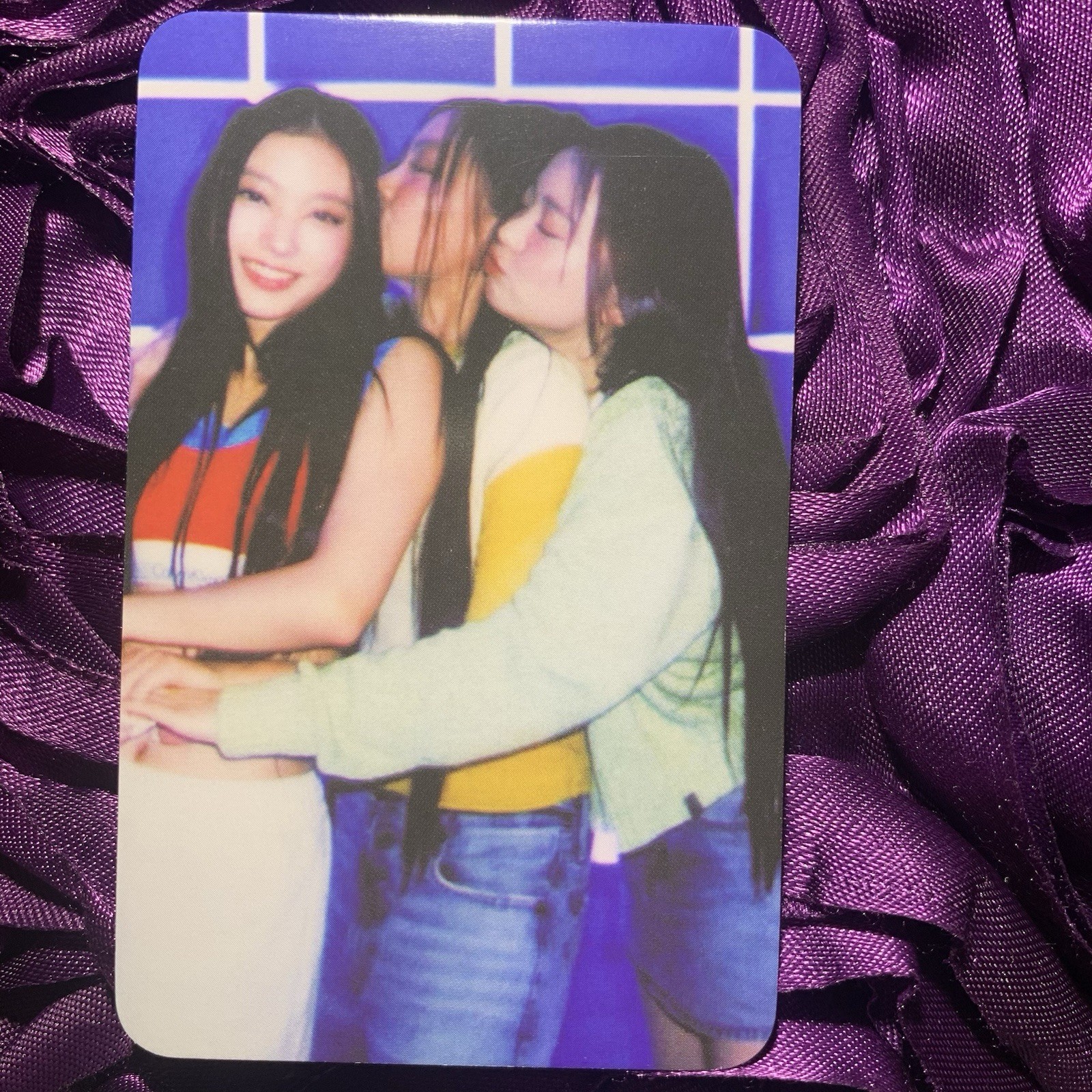 Haerin Hanni NEWJEANS NJZ Baddie Edition K-Pop Idol Photo Card Group Kiss