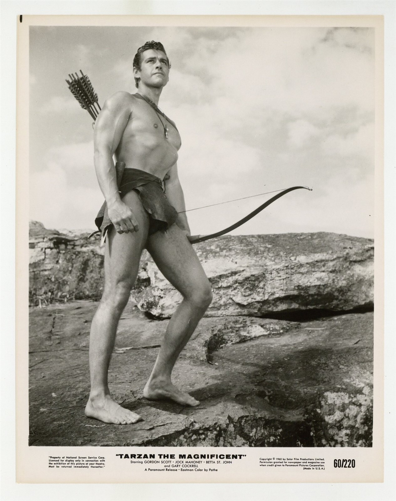 Tarzan The Magnificent 1960 Gay Pulp Beefcake Portrait 8x10 Vintage Fizeek Photo Tarzan The Magnificent 1960 Gay Pulp Beefcake Portrait 8x10 Vintage Fizeek Photo