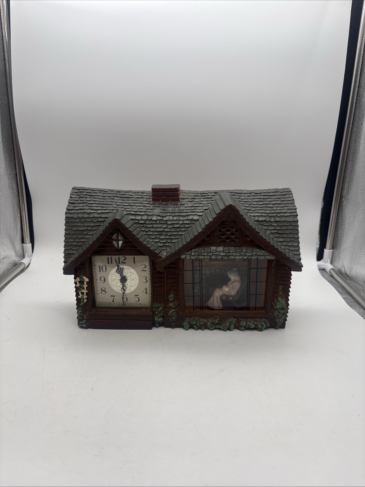 VINTAGE HADDON HOME SWEET HOME ROCKING GRANNY MODEL Parts Or Repair Only