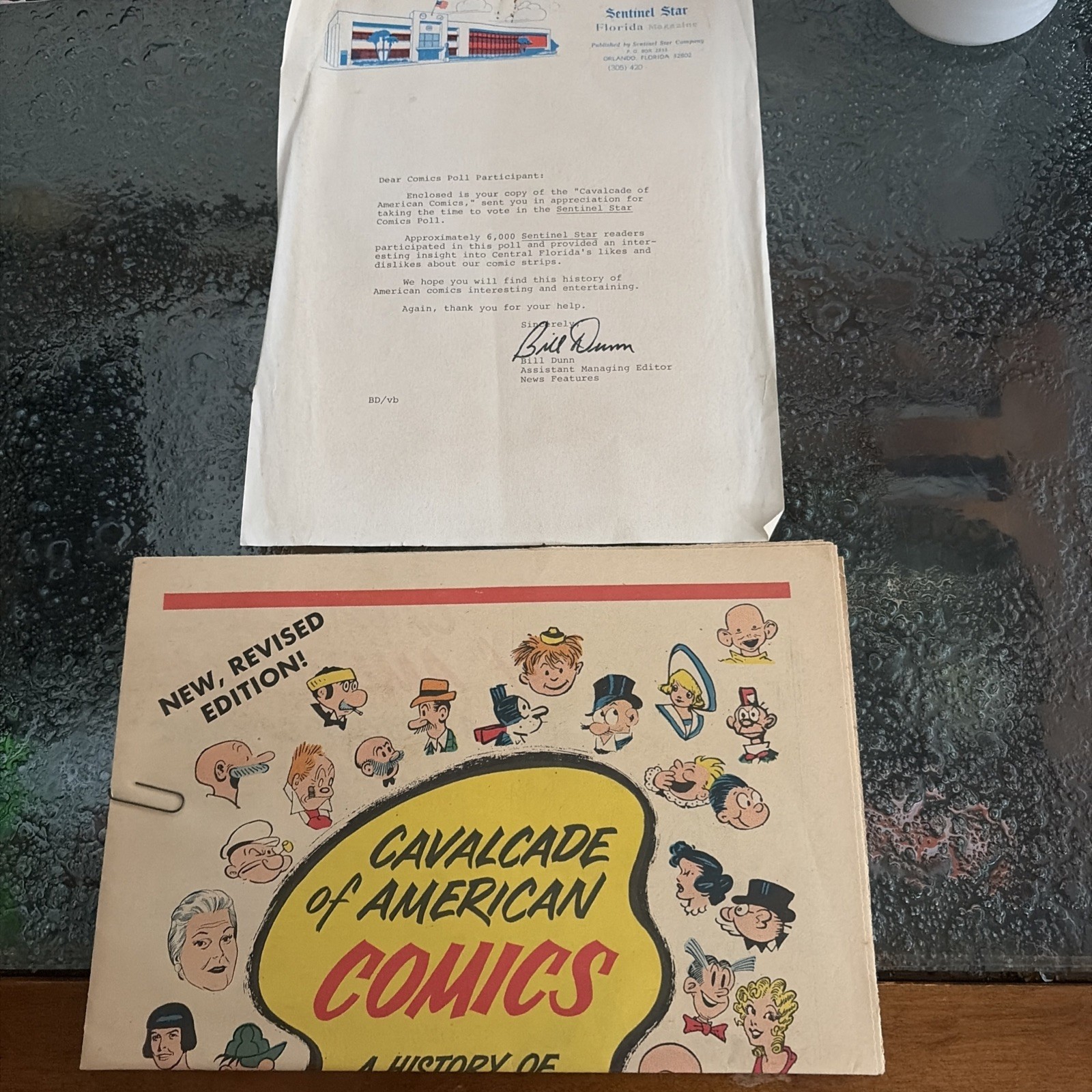 Vintage Sentinel Star Newspaper 1986 Orlando Florida Comic Promo Publication