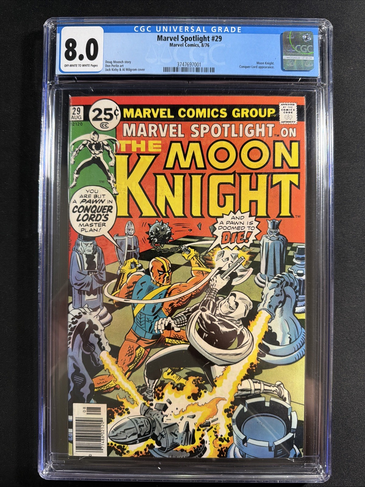 Marvel Spotlight #29 CGC 8.0 1976 Early Moon Knight Marvel Comics *S13