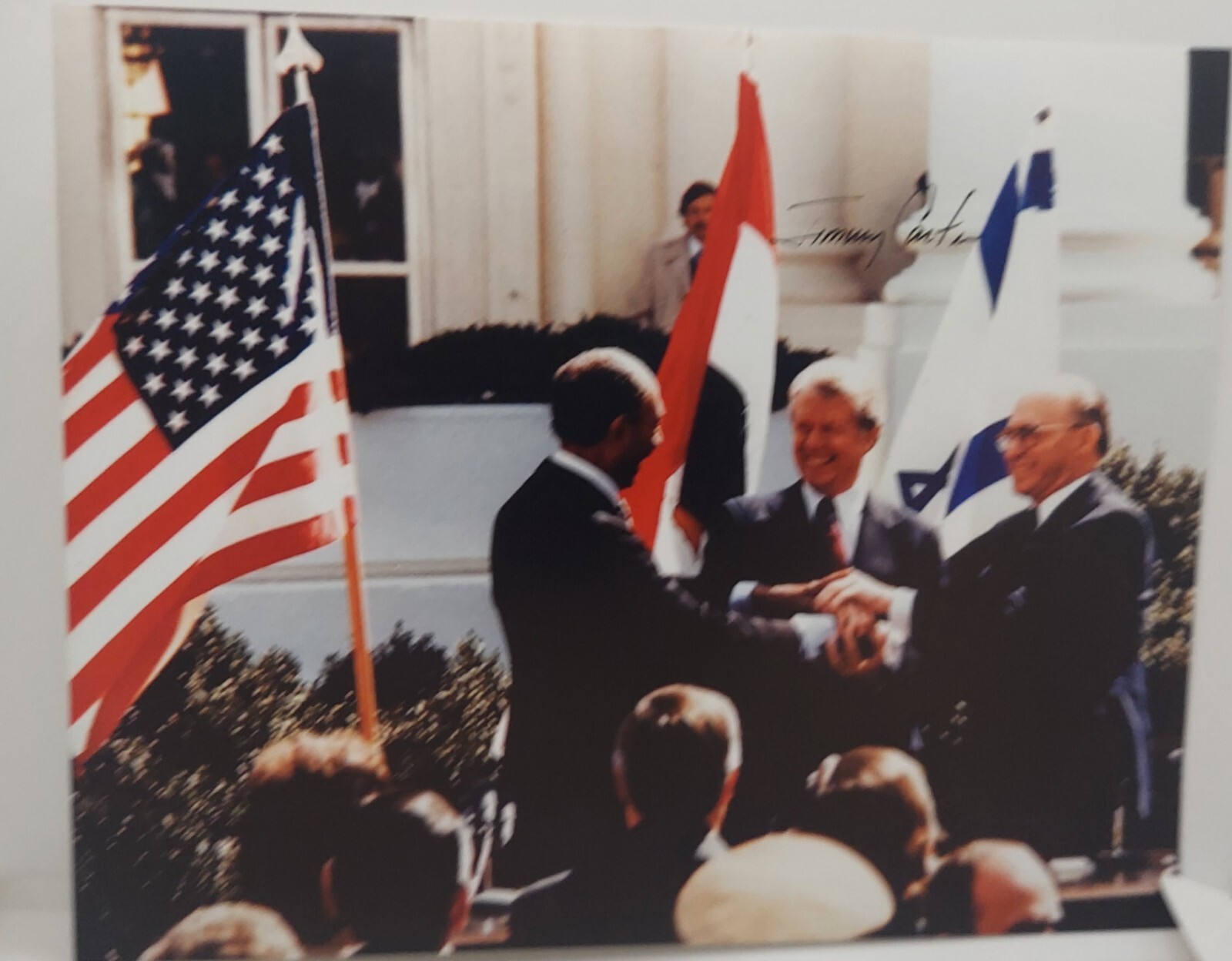 President Jimmy Carter Signed Full Signature Egypt & Israel Peace President Jimmy Carter Signed Full Signature Egypt & Israel Peace