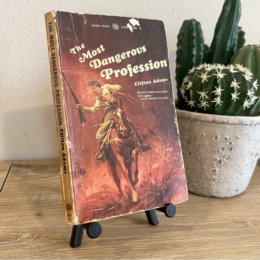Vintage 1968 Western Paperback – The Most Dangerous Profession by Clifton Adams