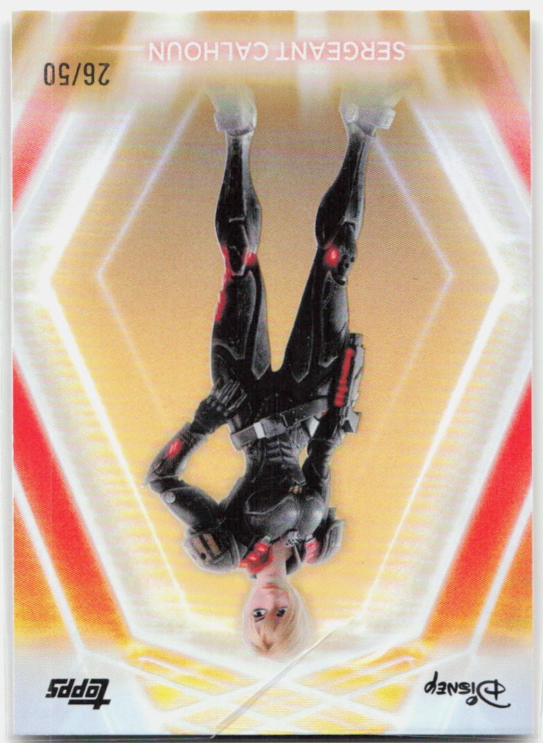 2025 Topps Chrome Disney Chrome Sergeant Calhoun 26/50 #111 2025 Topps Chrome Disney Chrome Sergeant Calhoun 26/50 #111