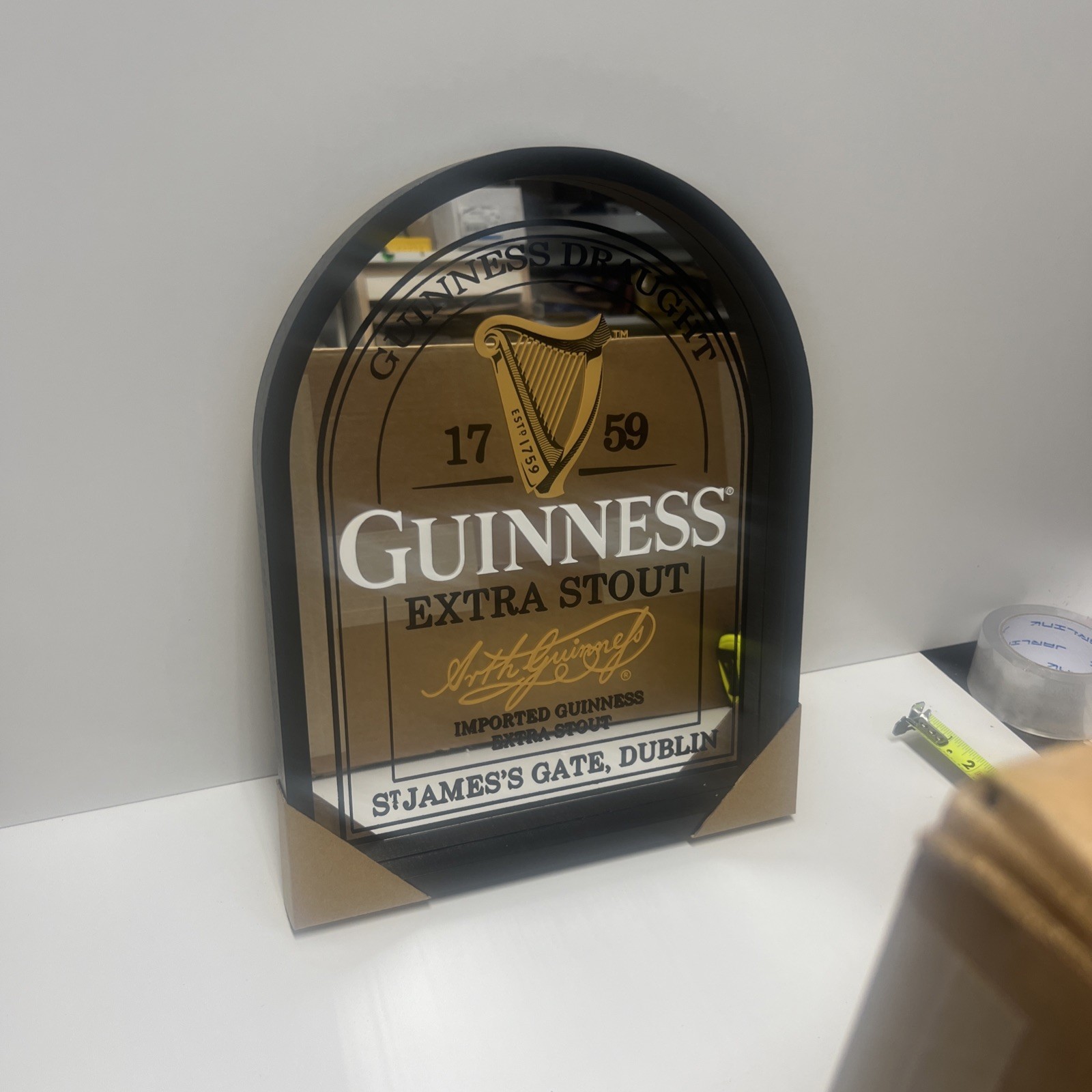 Guinness Extra Stout Arched Mirror:11 Guinness Extra Stout Arched Mirror:11
