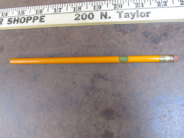 Vintage Green spot Orange Drink wood advertising wood pencil 