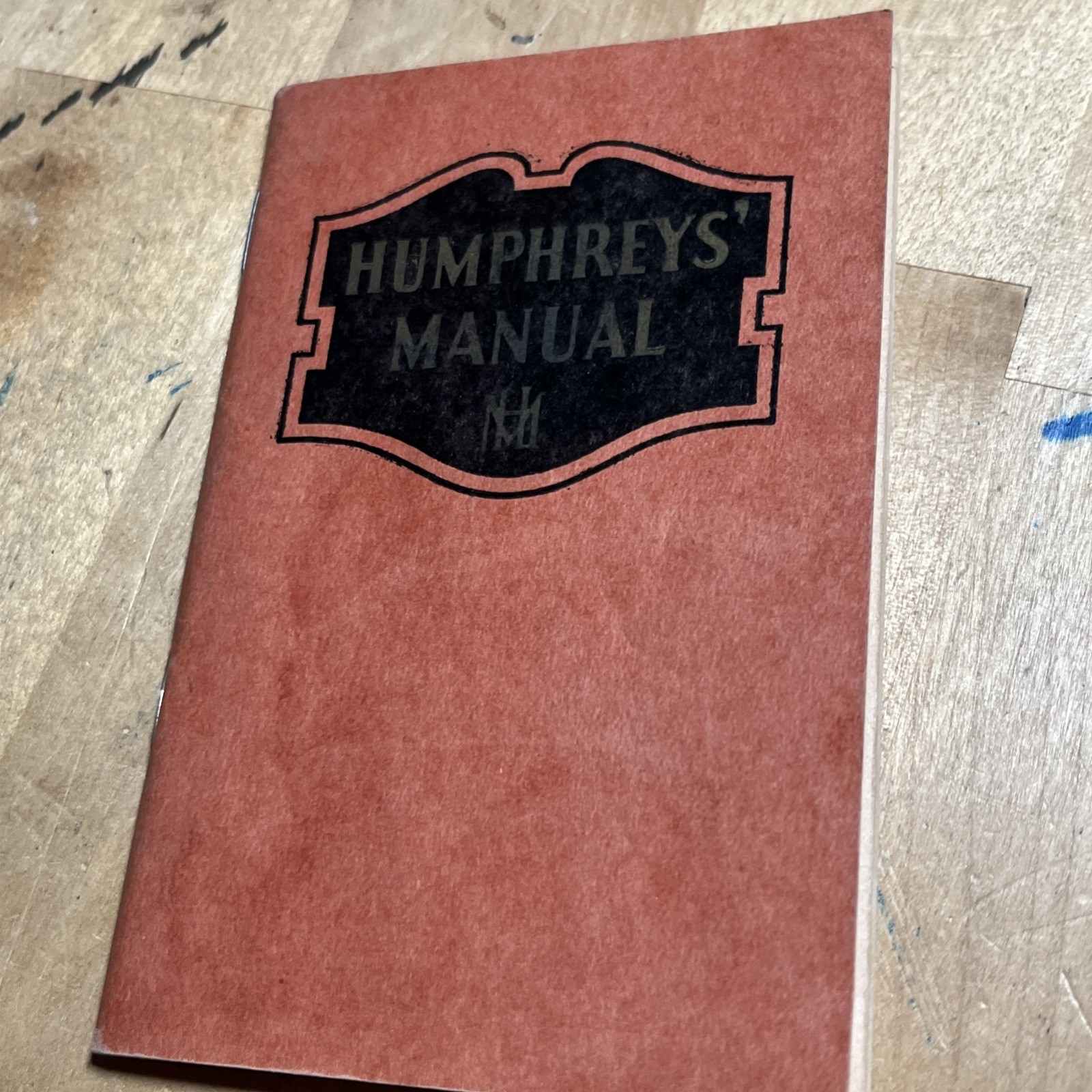 Vintage 1936 Booklet Humphrey\'s Manual Care and Treatment of Everyday Illness U2