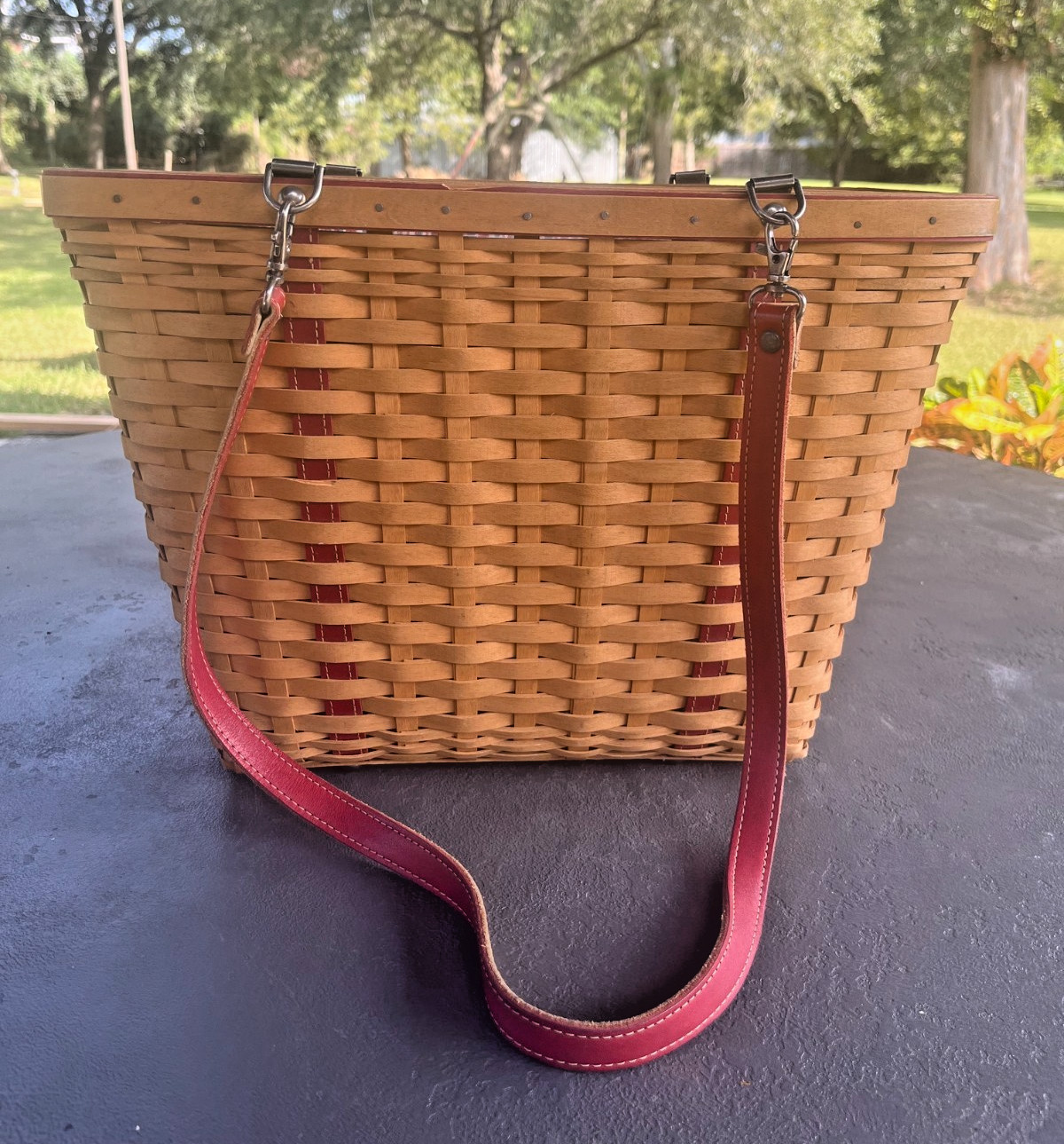 Longaberger 2004 Hostess Mother\'s Day Weekend Tote, Fabric Liner, Protector