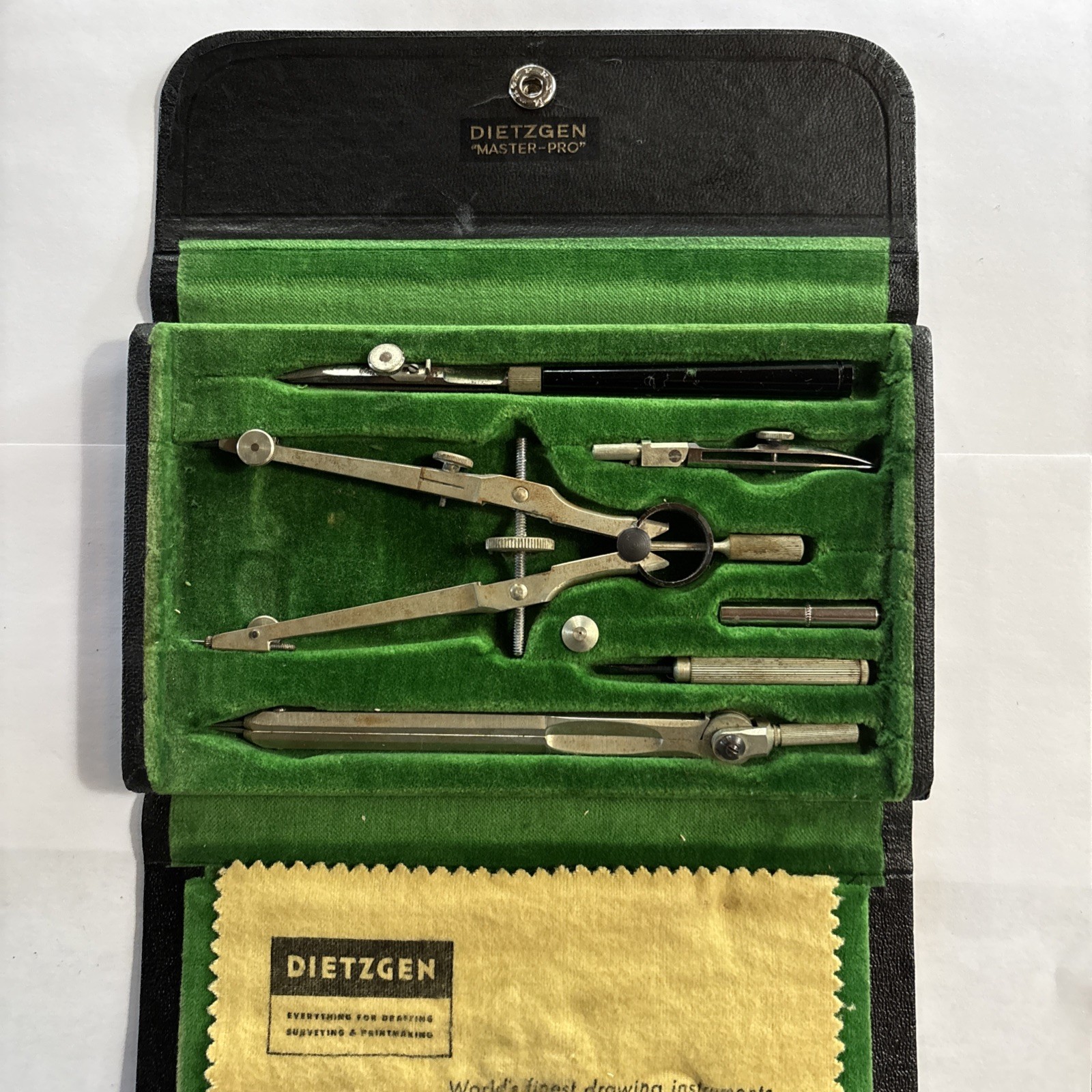 DIETZGEN MASTER PRO DRAFTING INSTRUMENT SET 1212 PZ – Made in Germany – US Zone