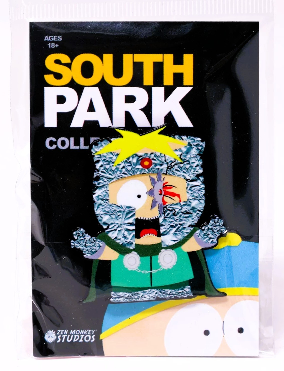 South Park Butters Professor Chaos Ninja Star Enamel Pin Collectible Zen Monkey