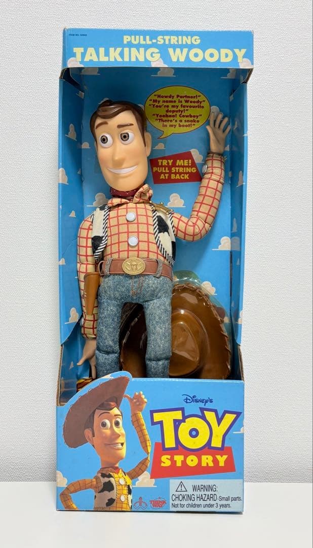 Vintage 1995 Toy Story Thinkway Woody Buzz Talking Doll Set In Box USA