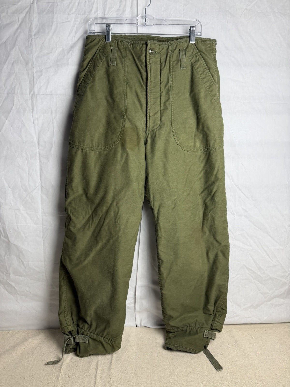 Vintage 1978 USGI Cold Weather Permeable Trousers Medium 31-34 Rare