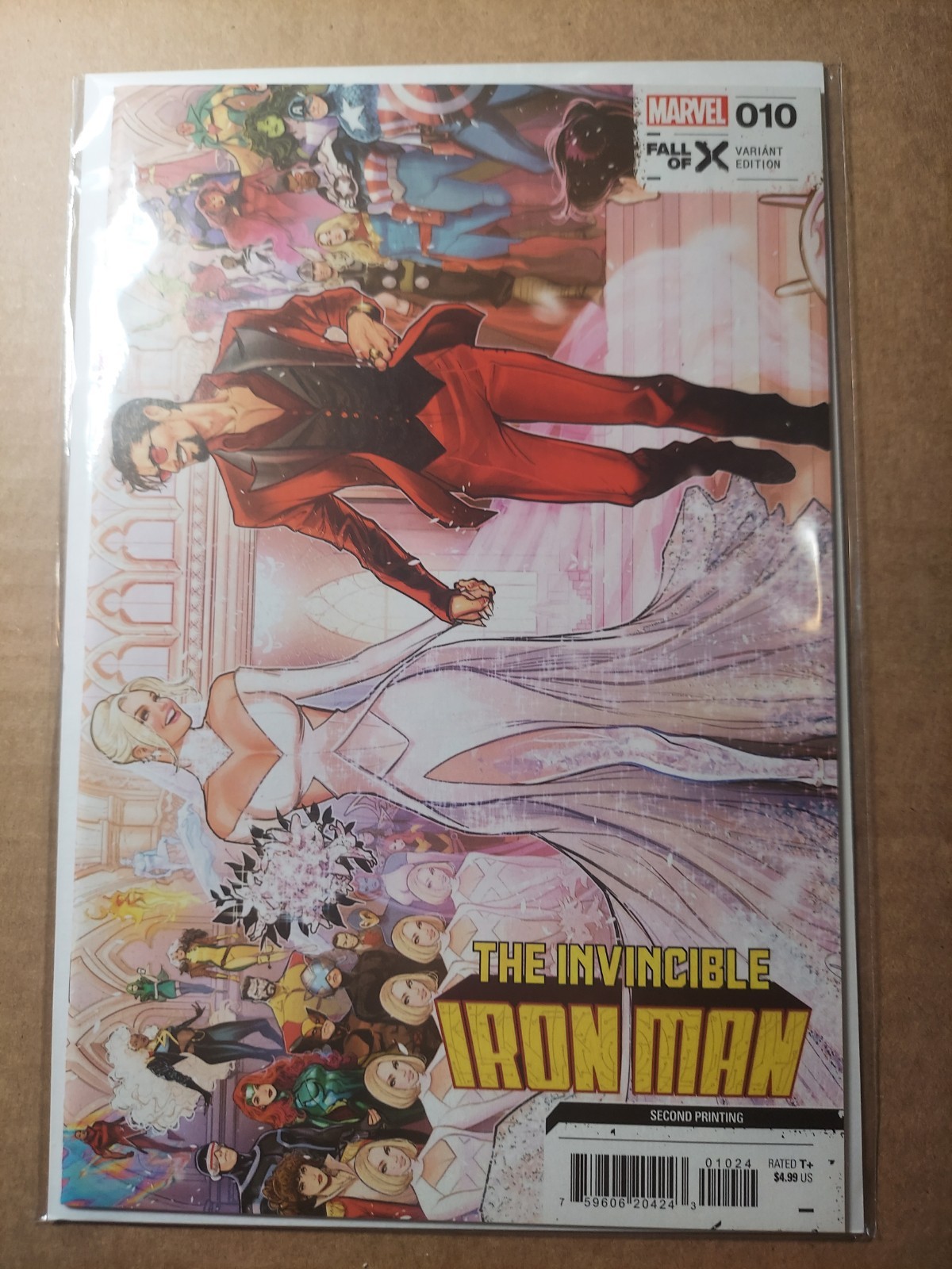 Invincible Iron Man #10 1:25 Ratio 2nd Print By Lucas Werneck KEY Tony... Invincible Iron Man #10 1:25 Ratio 2nd Print By Lucas Werneck KEY Tony...