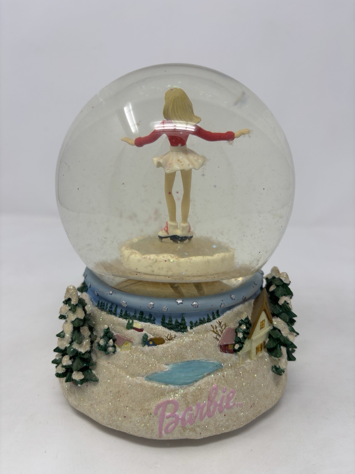 Barbie Winter Wonderland Christmas Snow Globe 2002 San Francisco Music Box Co. Barbie Winter Wonderland Christmas Snow Globe 2002 San Francisco Music Box Co.