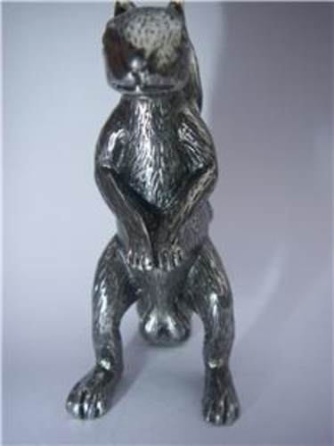 Squirrel Figurine Nuts Protector Card Guard Poker Metal NEW Squirrel Figurine Nuts Protector Card Guard Poker Metal NEW