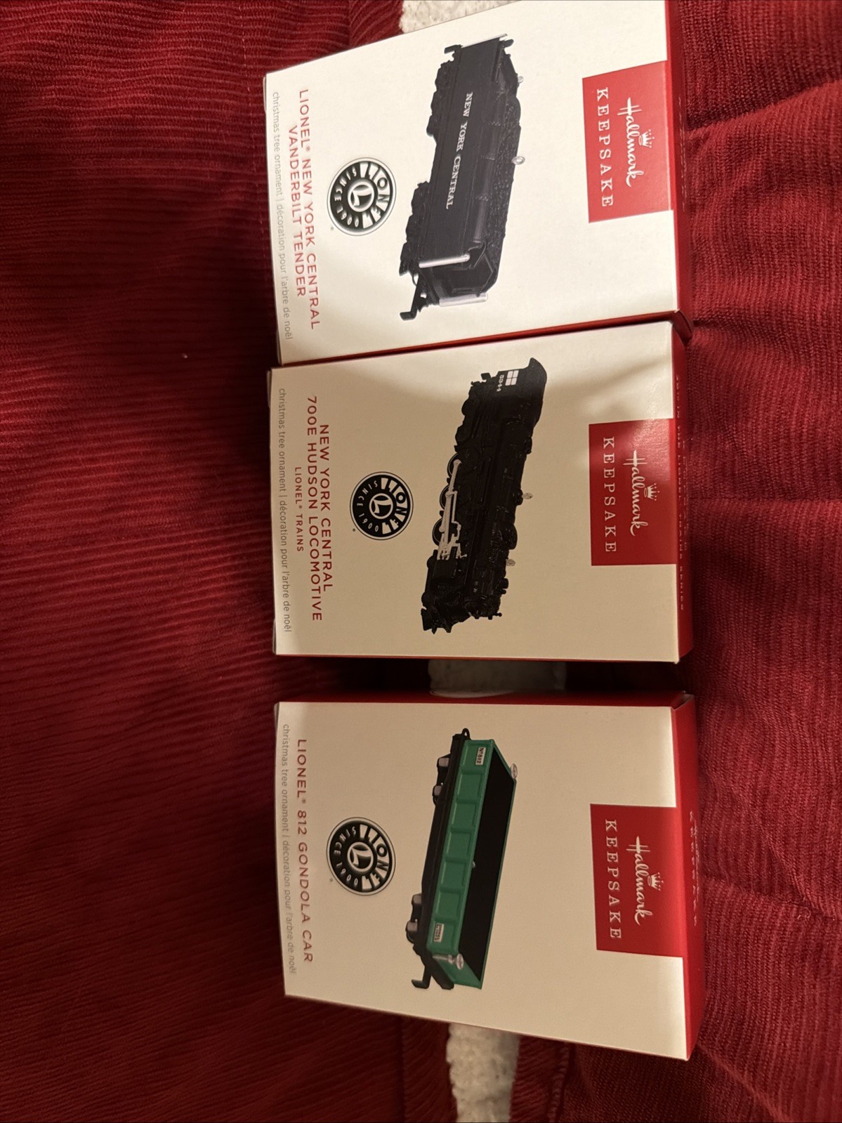 2025 HALLMARK KEEPSAKE LIONEL VANDERBILT, HUDSON & GONDOLA BUNDLE 2025 HALLMARK KEEPSAKE LIONEL VANDERBILT, HUDSON & GONDOLA BUNDLE