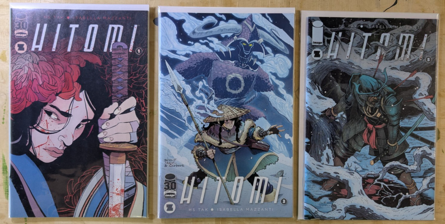 Hitomi (2022) Issues 1-5 - Full Run - HS Tak - A Covers - Image Comics Hitomi (2022) Issues 1-5 - Full Run - HS Tak - A Covers - Image Comics