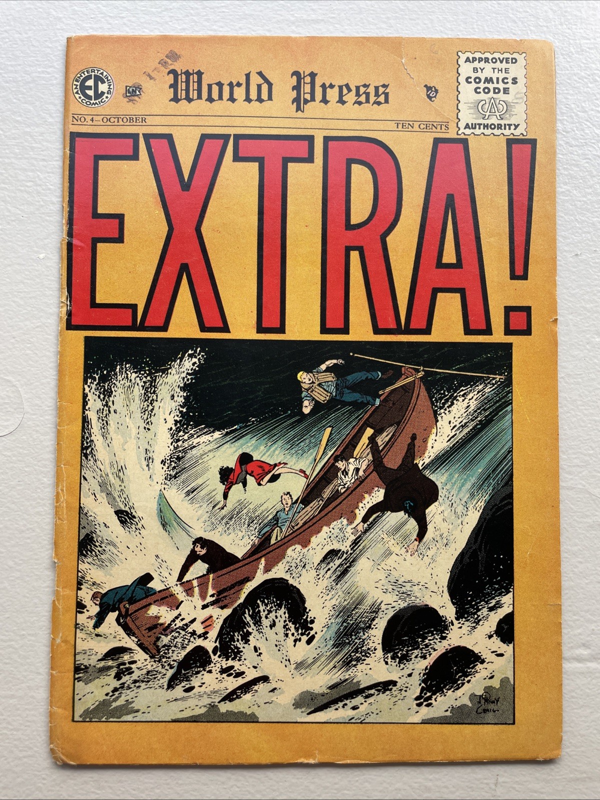 EC Comics Extra#4 October 1955 Unrestored Good Condition EC Comics Extra#4 October 1955 Unrestored Good Condition