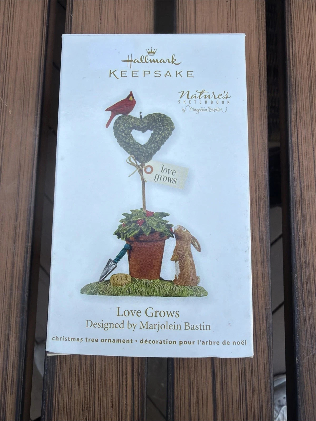 New in Box 2011 Hallmark Keepsake Ornament Love Grows Marjolein Bastin-518-307
