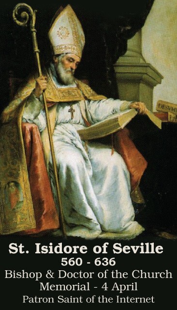 St. Isidore of Seville Prayer Card, 10-pack, with Two Free Bonus Cards St. Isidore of Seville Prayer Card, 10-pack, with Two Free Bonus Cards