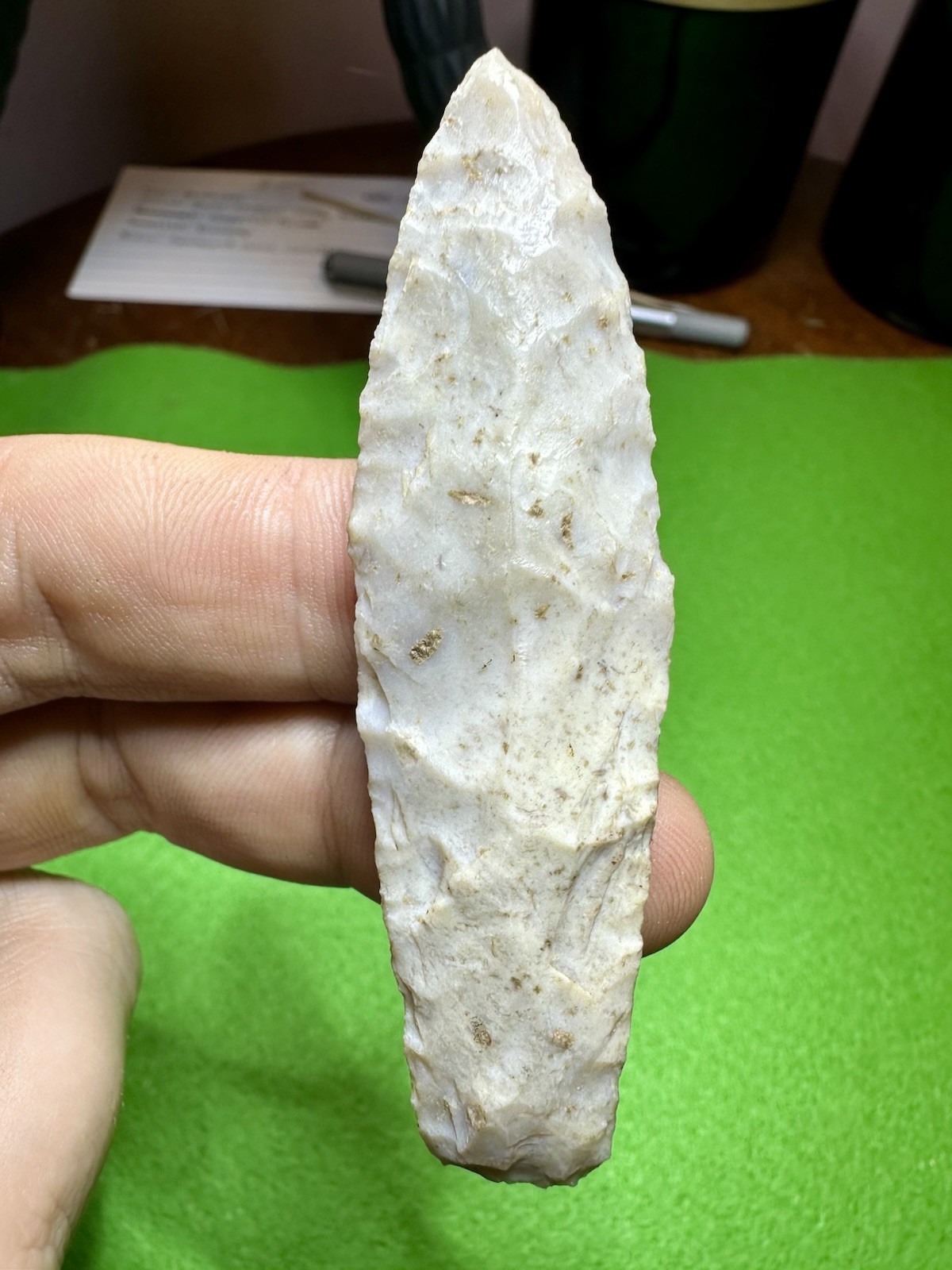Late Archaic Nebo Hill Missouri Artifact In Burlington Chert