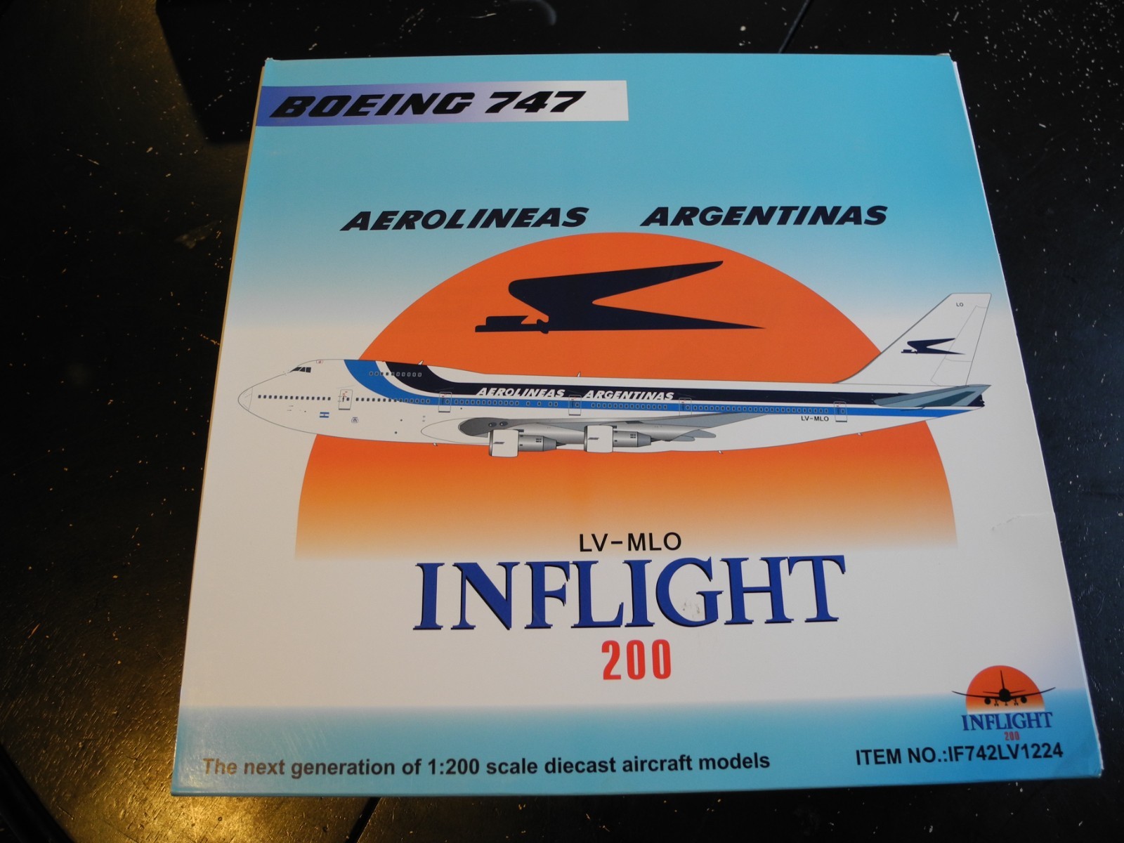 ULTRA RARE Inflight 1 200 BOEING 747 Aerlineas Argentinas, Very Rare, PERFECT