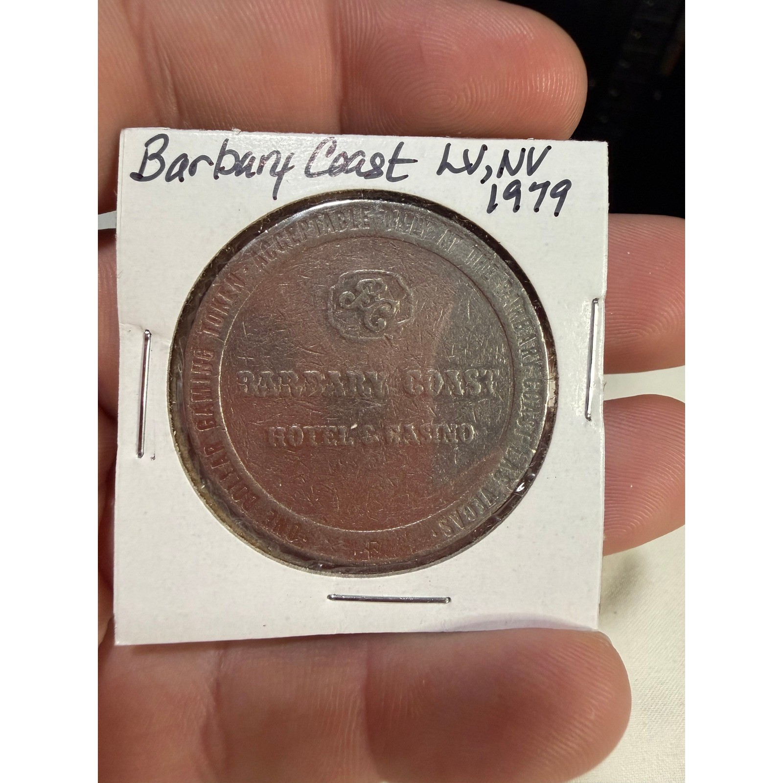 Barbary Coast Hotel Casino Las Vegas 1979 One Dollar Gaming Token Vintage Coin Barbary Coast Hotel Casino Las Vegas 1979 One Dollar Gaming Token Vintage Coin
