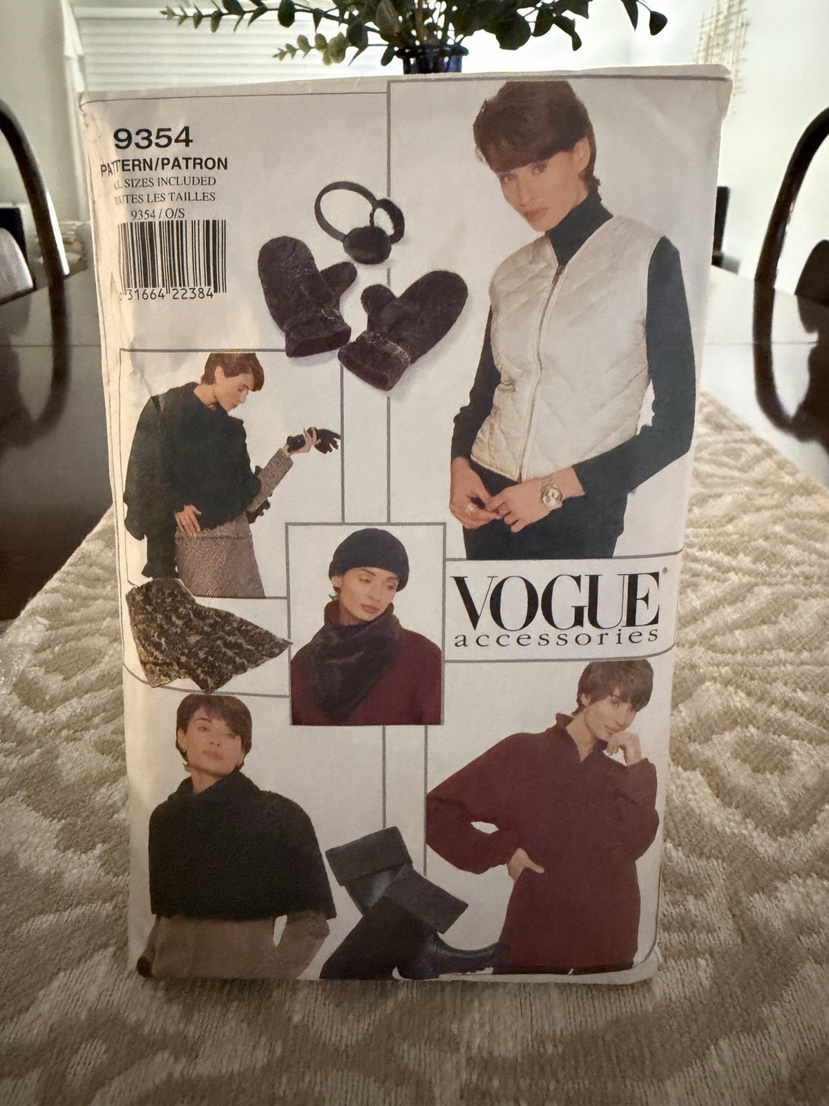Vogue Pattern 9354 Misses’ Warm-up Accessories All Sizes