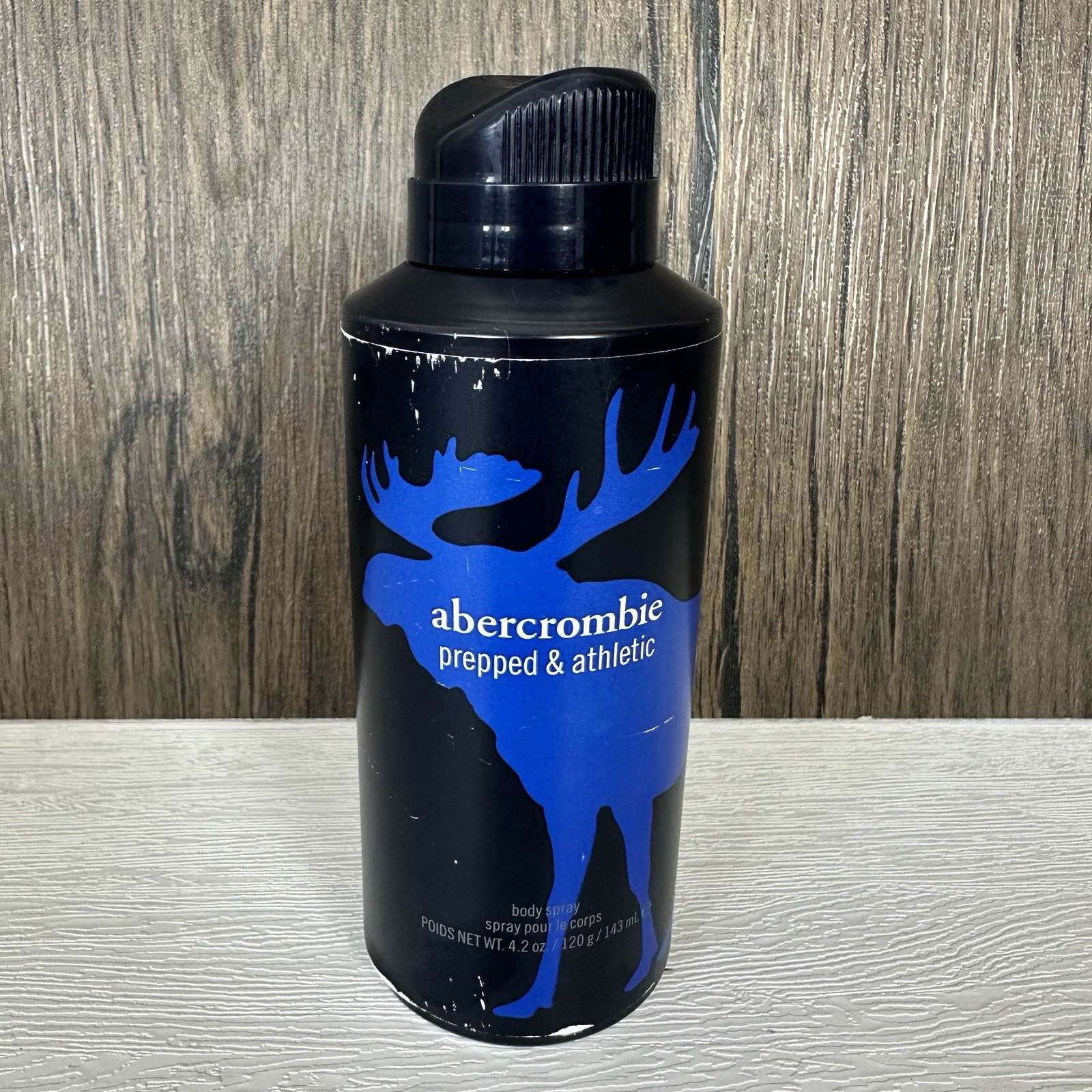 Abercrombie Prepped & Athletic Body Spray 4.2 oz Moose Logo Men Teen Fragrance