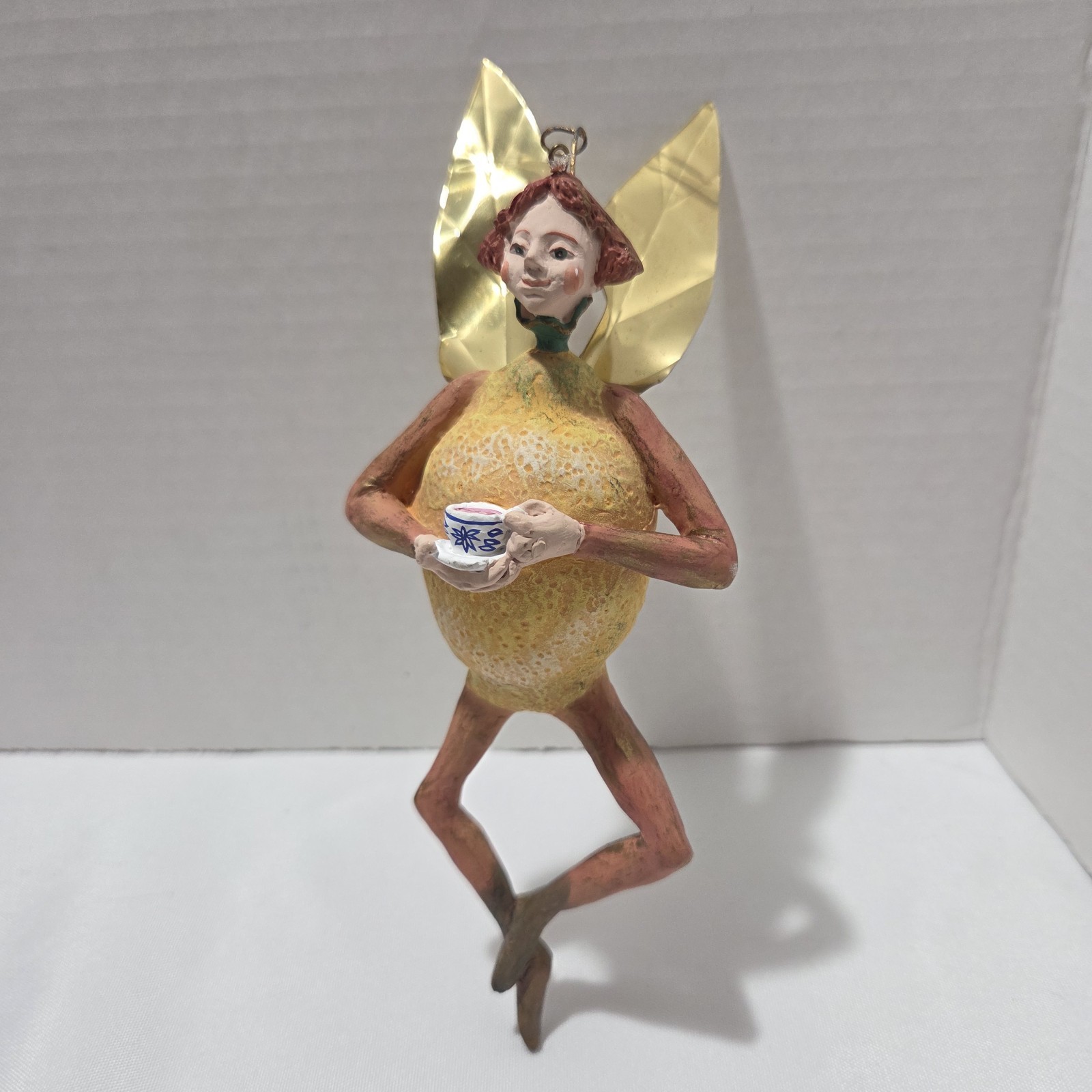 Dept 56 Tutti Frutti Lemon Fruit Fairy Ornament Patience Brewster 8\ Dept 56 Tutti Frutti Lemon Fruit Fairy Ornament Patience Brewster 8\