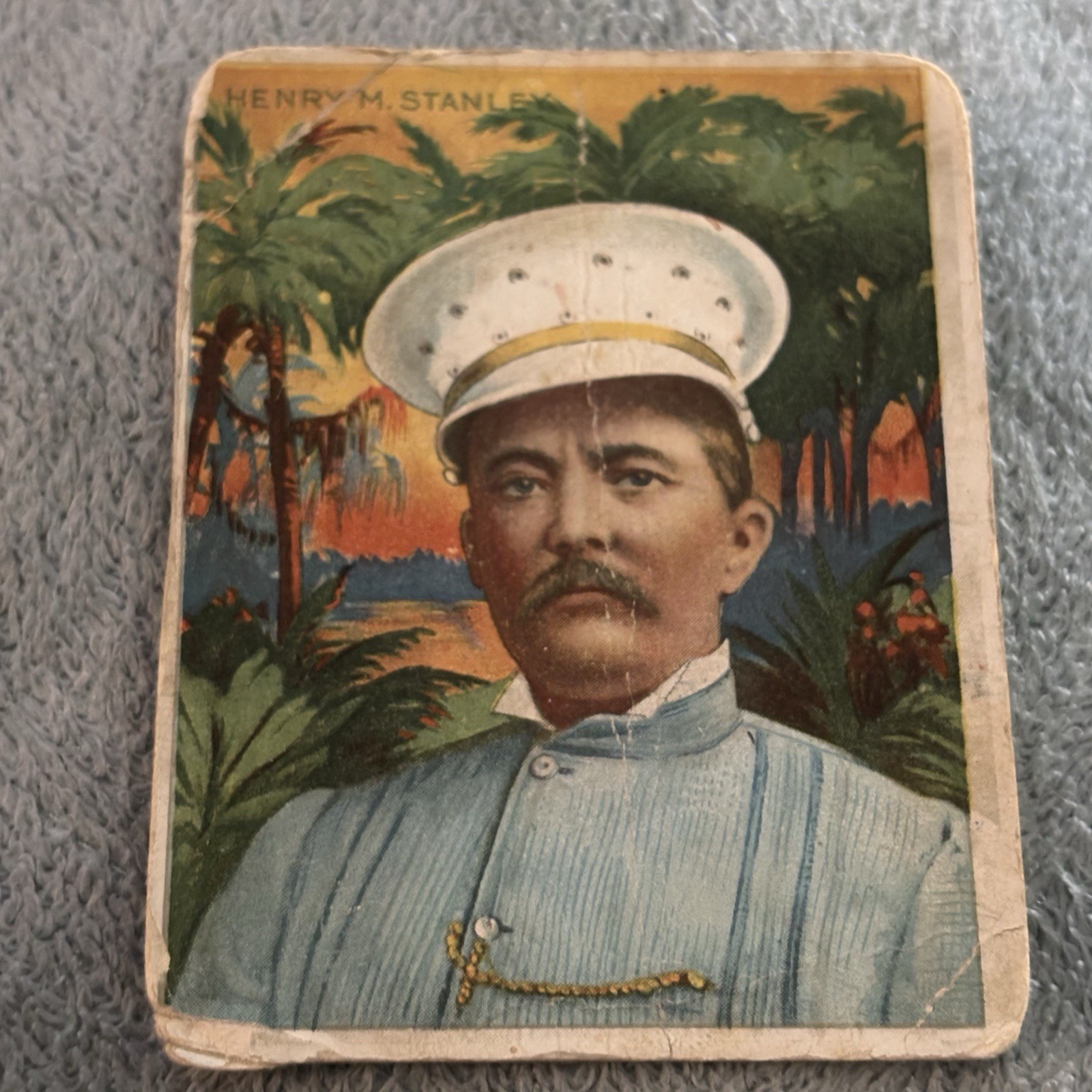 1910 T118 Worlds Greatest Explorers Tobacco Card Henry M Stanley Hassan Smoke 1910 T118 Worlds Greatest Explorers Tobacco Card Henry M Stanley Hassan Smoke