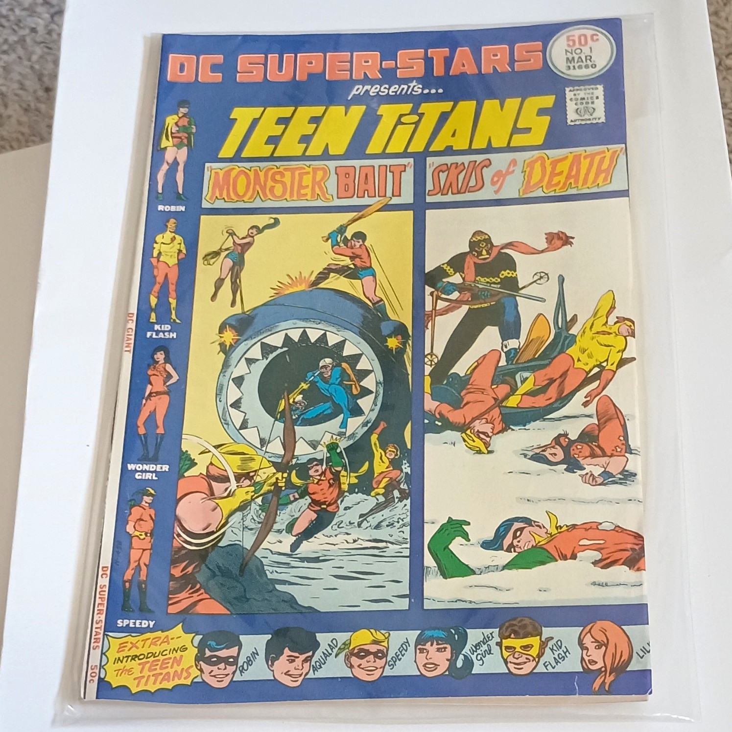 DC Comics DC Super-Stars #1 (1976) Teen Titans Bronze Age Haney Cardy