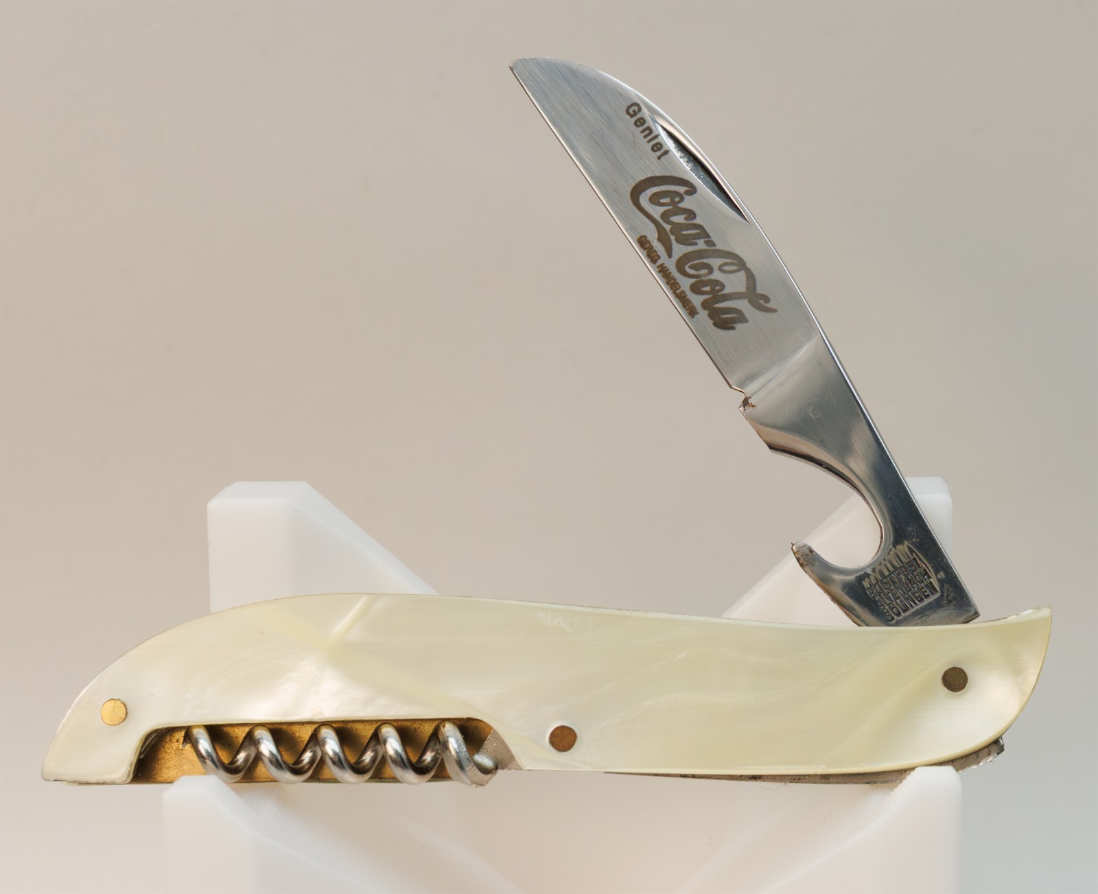 Vintage Altenbach Solingen Genlet Coca Cola Bartender's Corkscrew Pocket Knife Vintage Altenbach Solingen Genlet Coca Cola Bartender's Corkscrew Pocket Knife